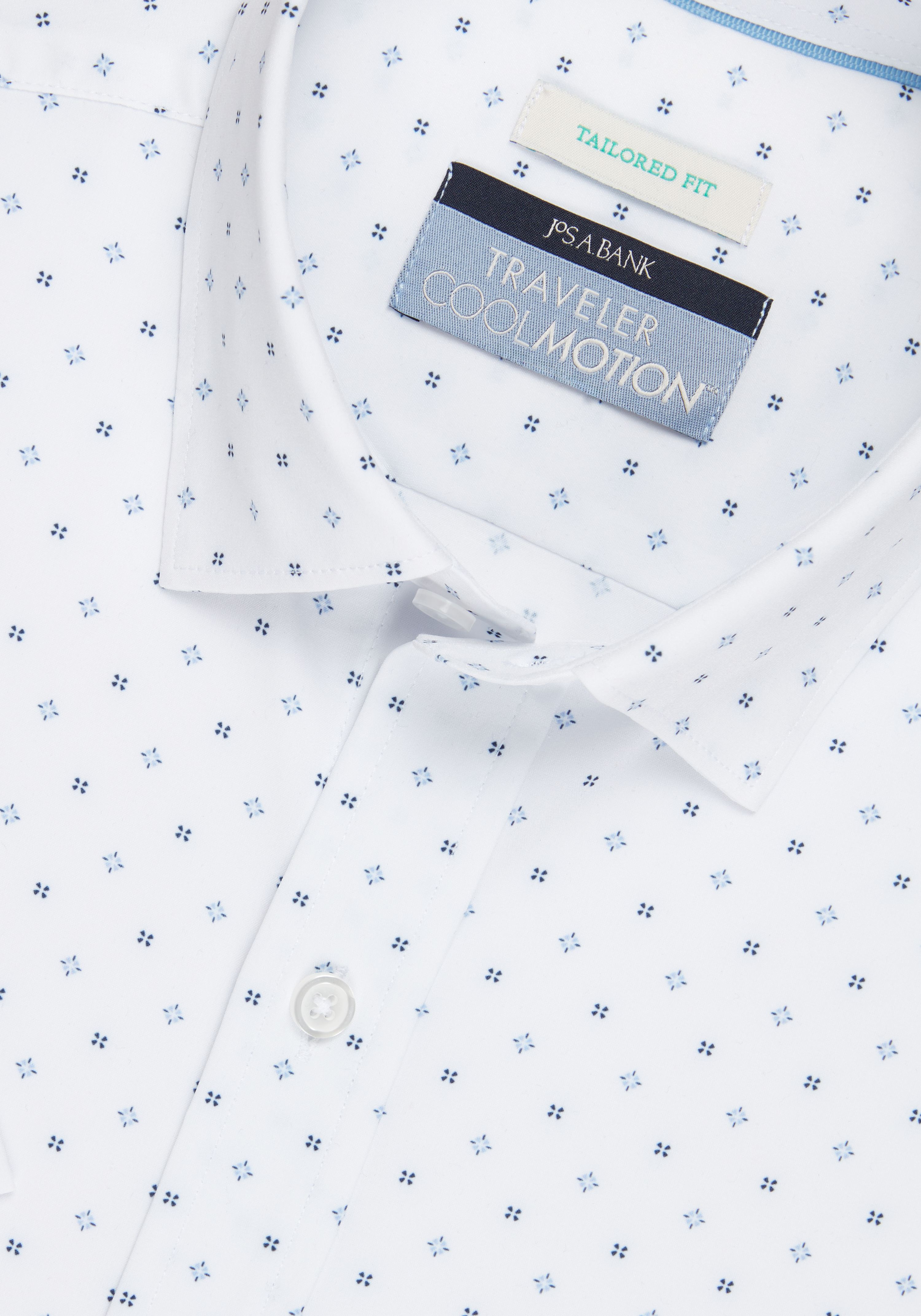 Traveler® Collection Tailored Fit Multi Shape 4-Way Stretch Short Sleeve Sportshirt CLEARANCE