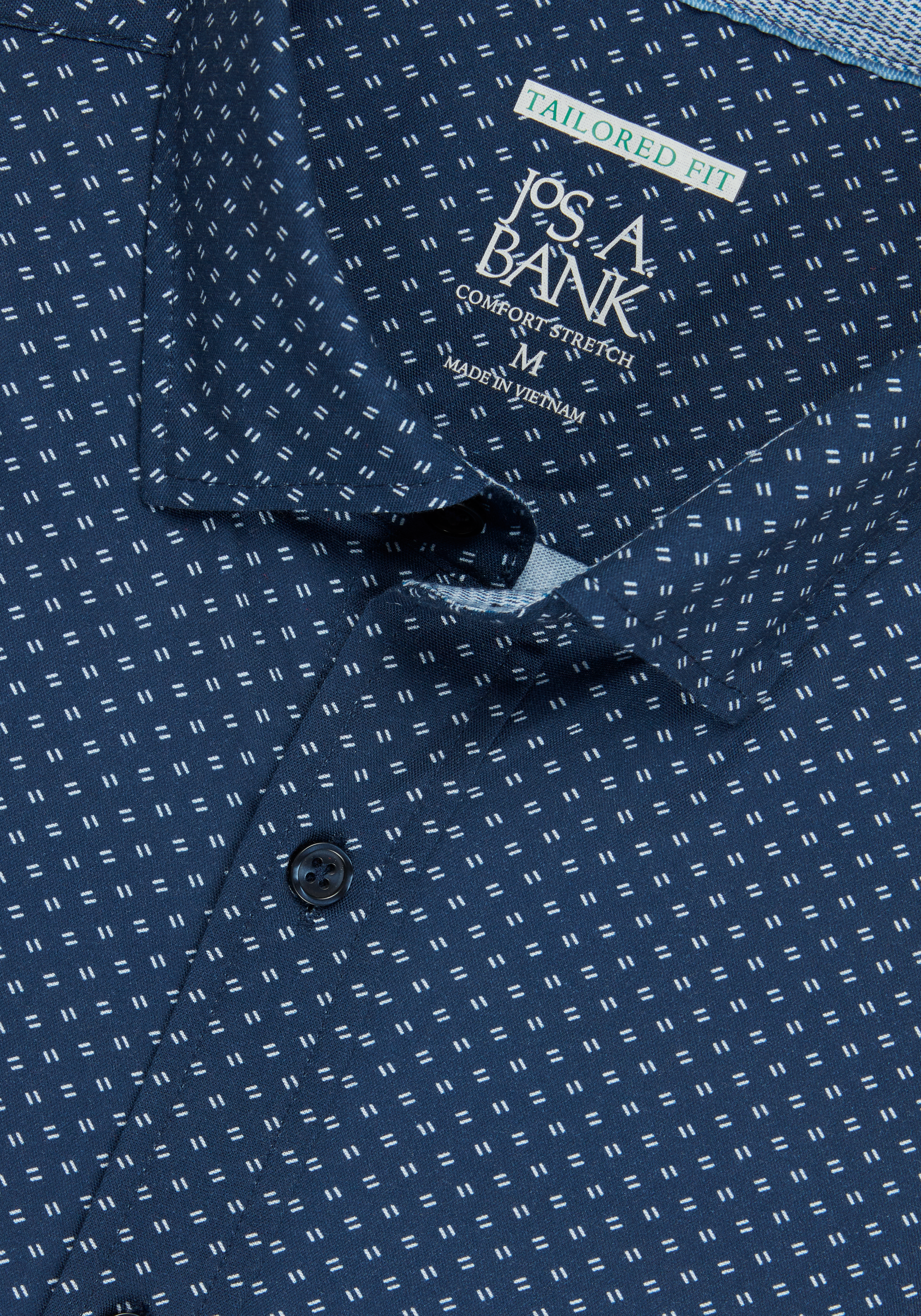 Jos. A. Bank Tailored Fit Diamond Hybrid Sportshirt - Big & Tall CLEARANCE