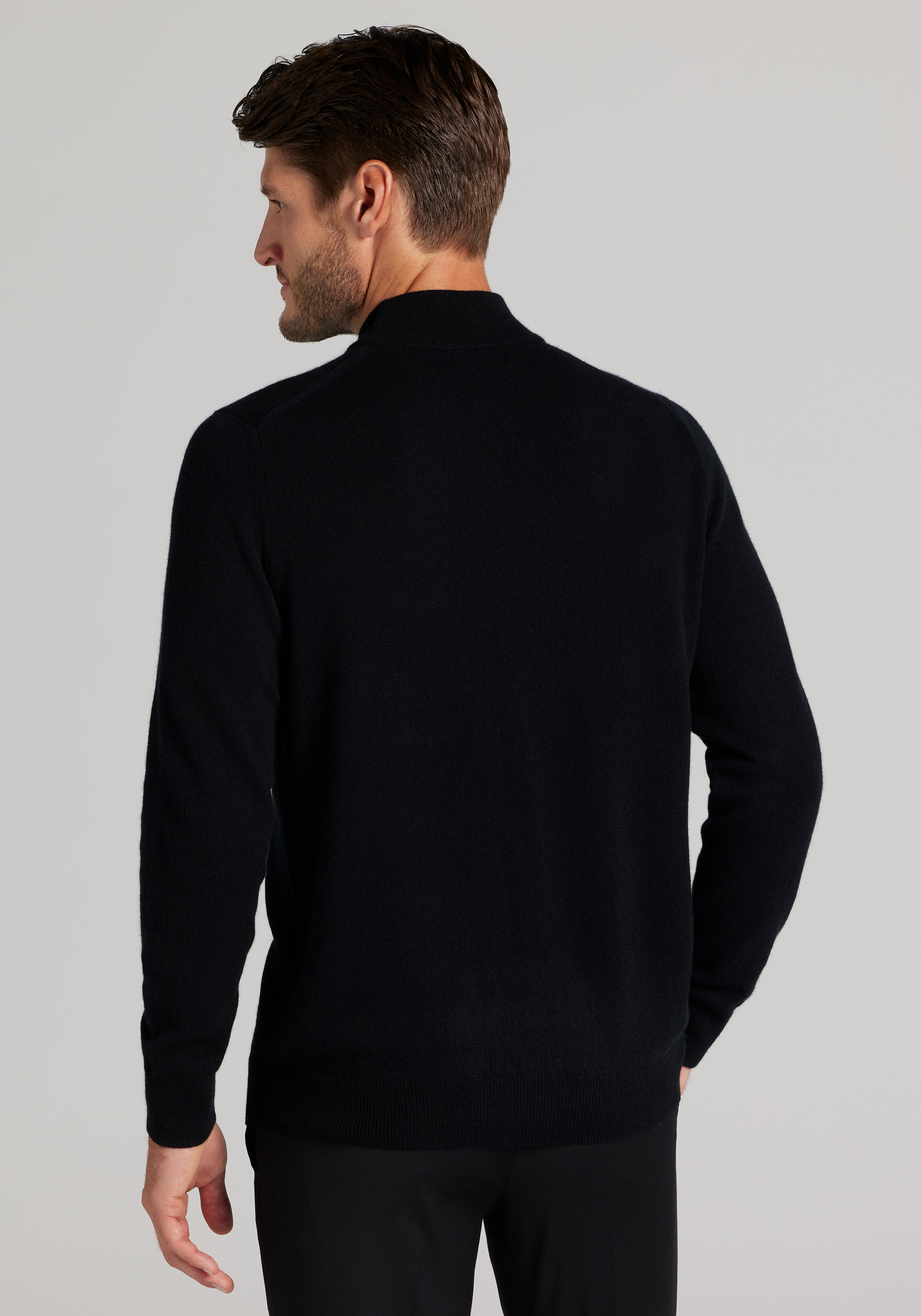 Jos. A. Bank Tailored Fit Wool-Cashmere Mock Neck Sweater CLEARANCE