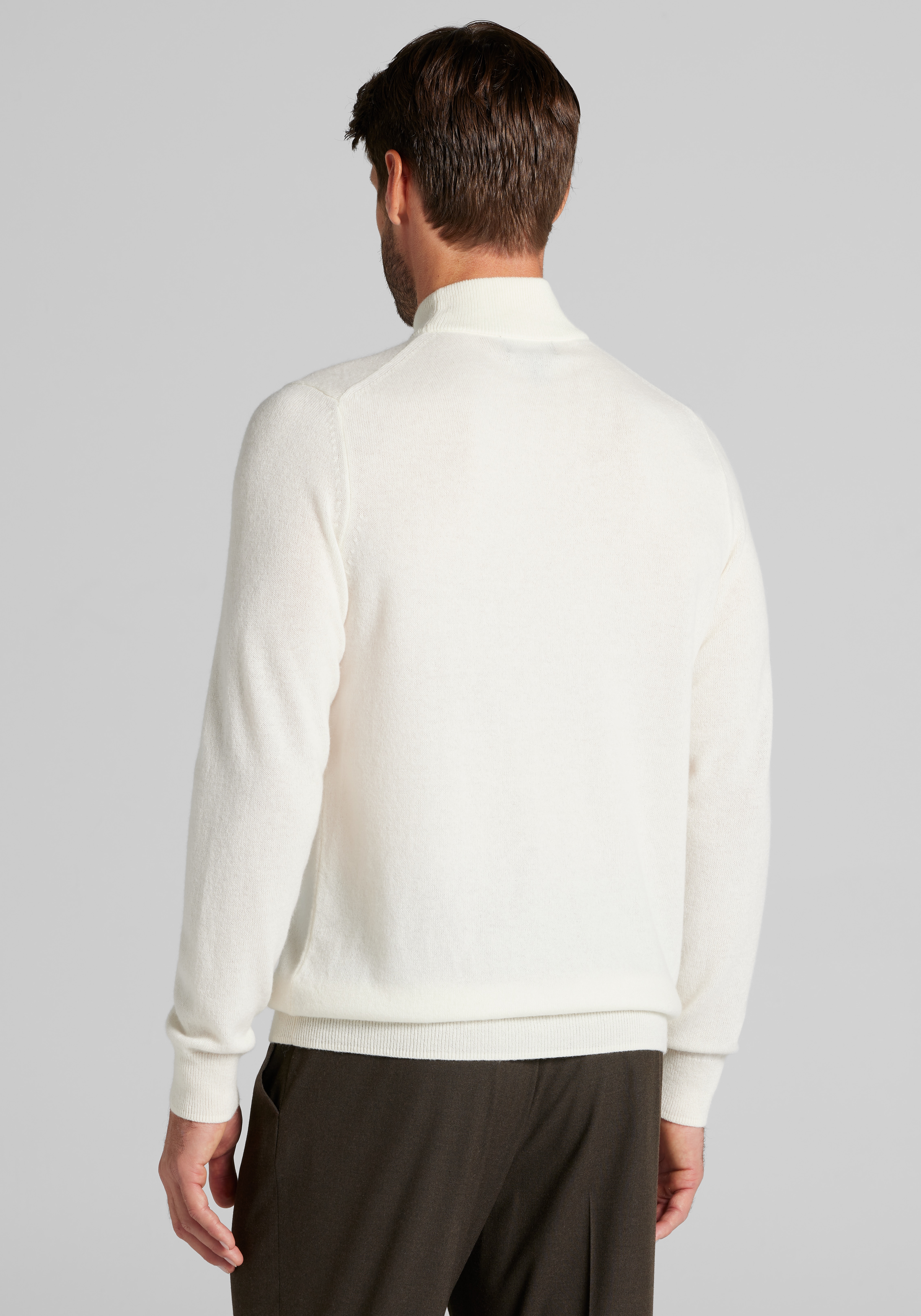 Jos. A. Bank Tailored Fit Wool-Cashmere Mock Neck Sweater - Big & Tall CLEARANCE