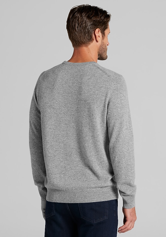 Jos. A. Bank Tailored Fit Wool-Cashmere Crew Neck Sweater