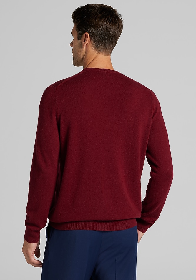 Jos. A. Bank Tailored Fit Wool-Cashmere Crew Neck Sweater