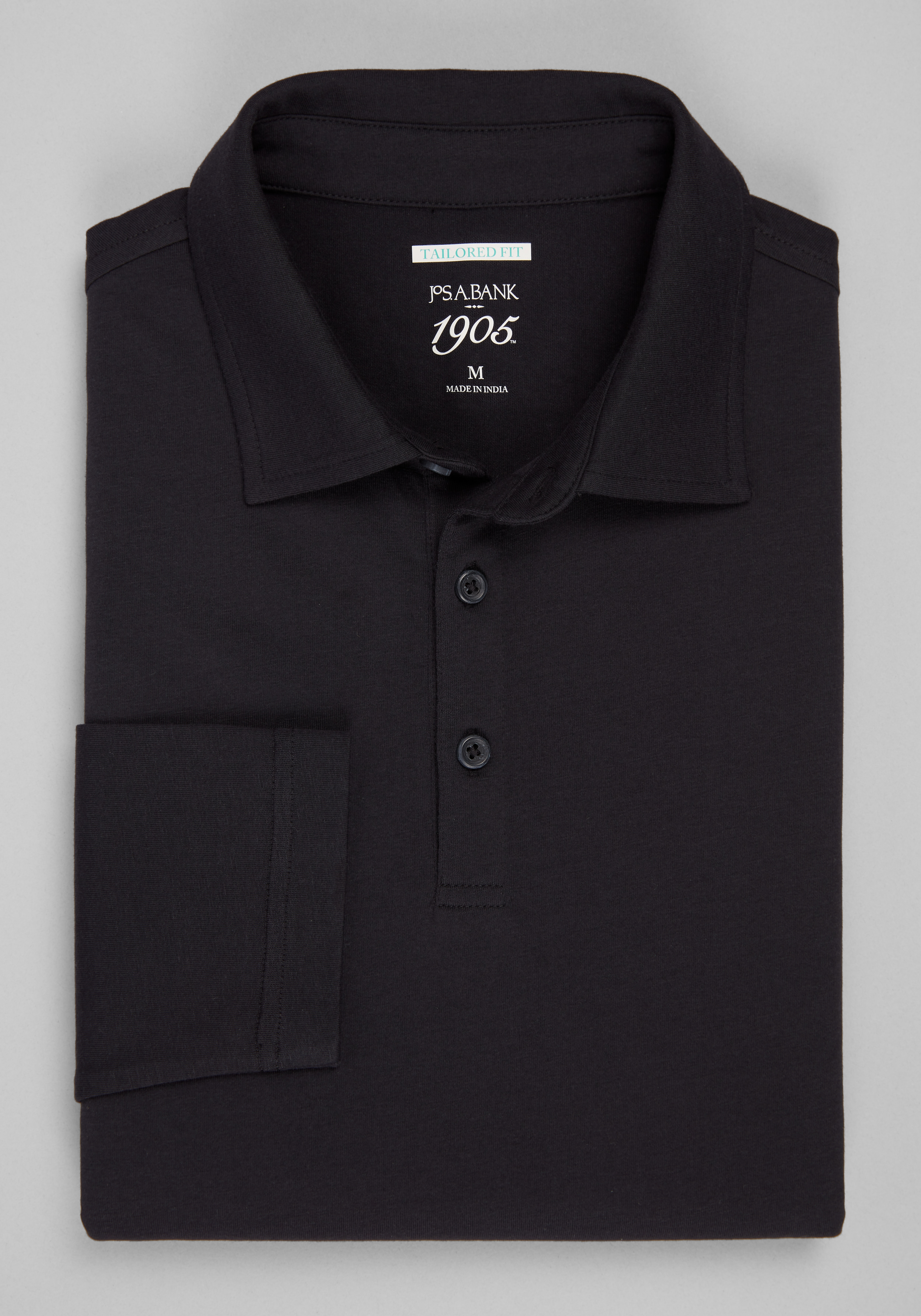 Men's Casual Tops, 1905 Collection Tailored Fit Polo Shirt - Jos A Bank
