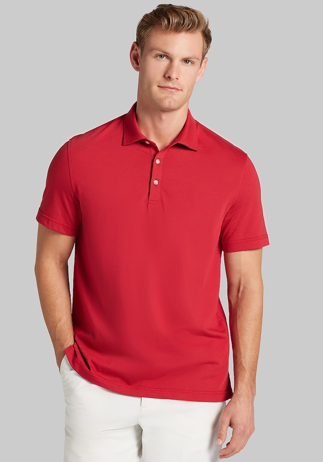 1905 Collection Tailored Fit Short Sleeve Polo