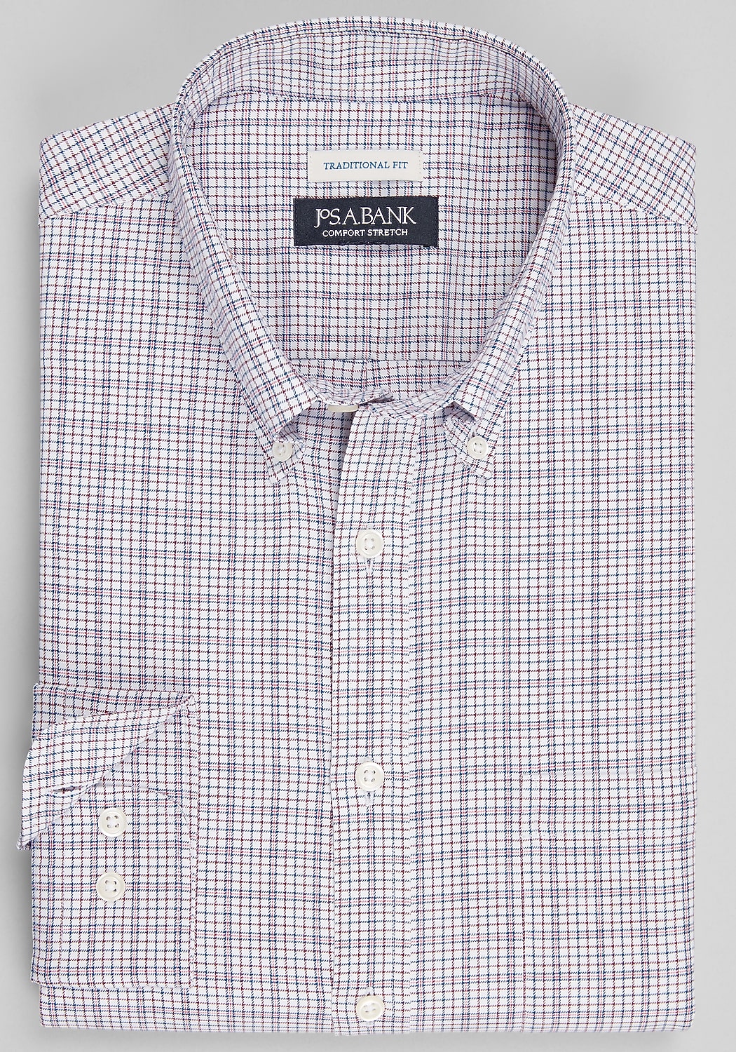 Jos. A. Bank Traditional Fit Multi Grid Sportshirt