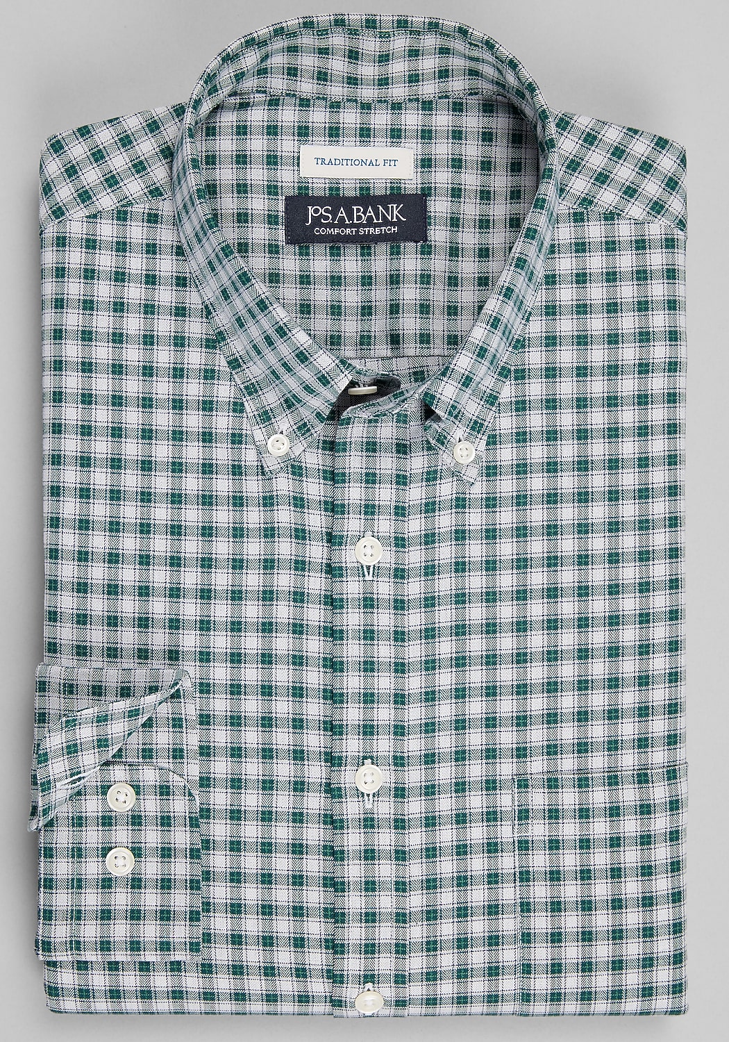 Jos. A. Bank Traditional Fit Small Check Sportshirt