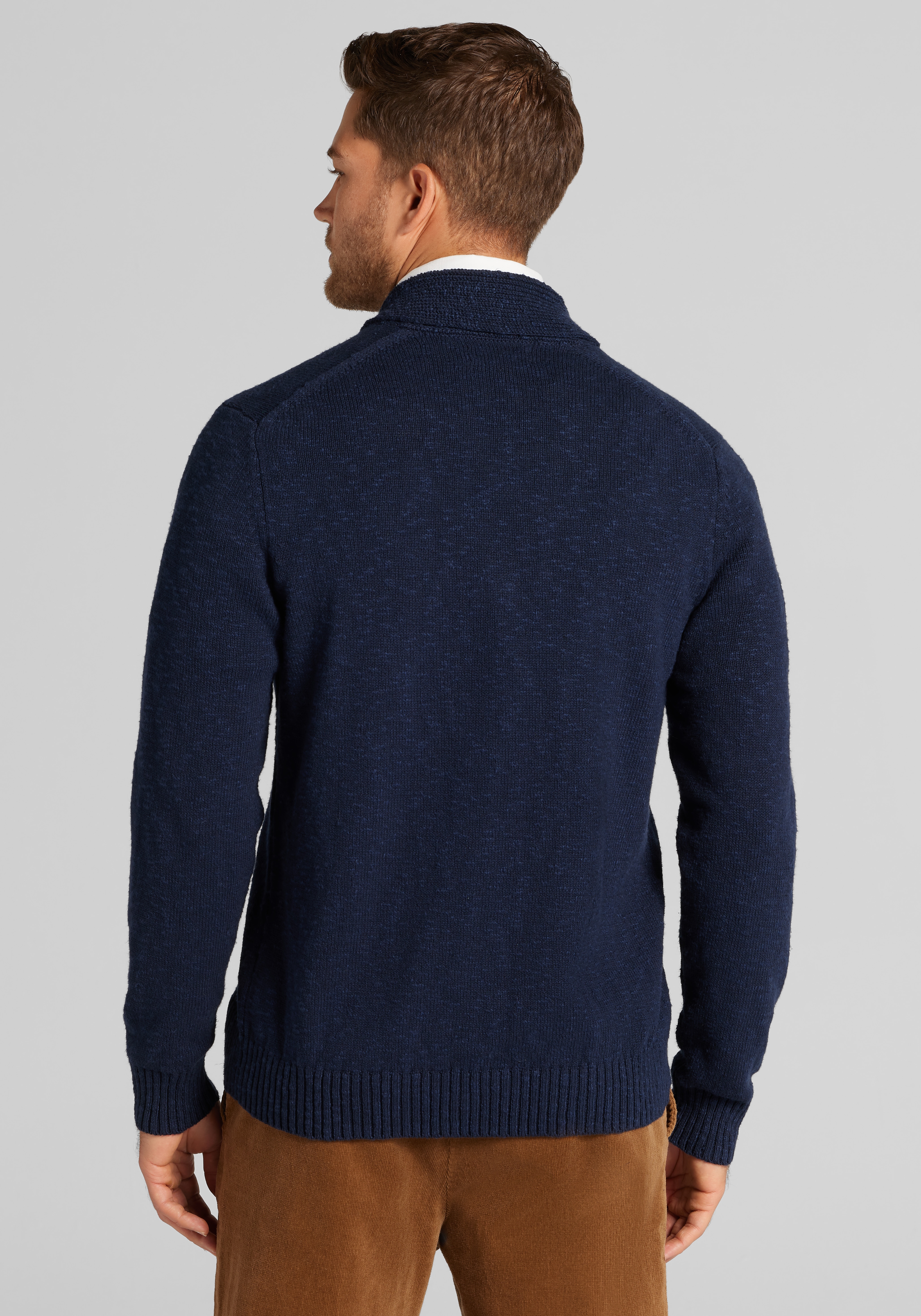 Jos. A. Bank Tailored Fit Shawl Collar Cardigan Sweater
