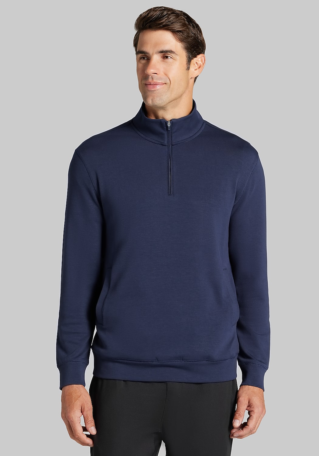 Traveler&reg; COOL<i>MOTION</i> Traditional Fit Quarter-Zip Pullover