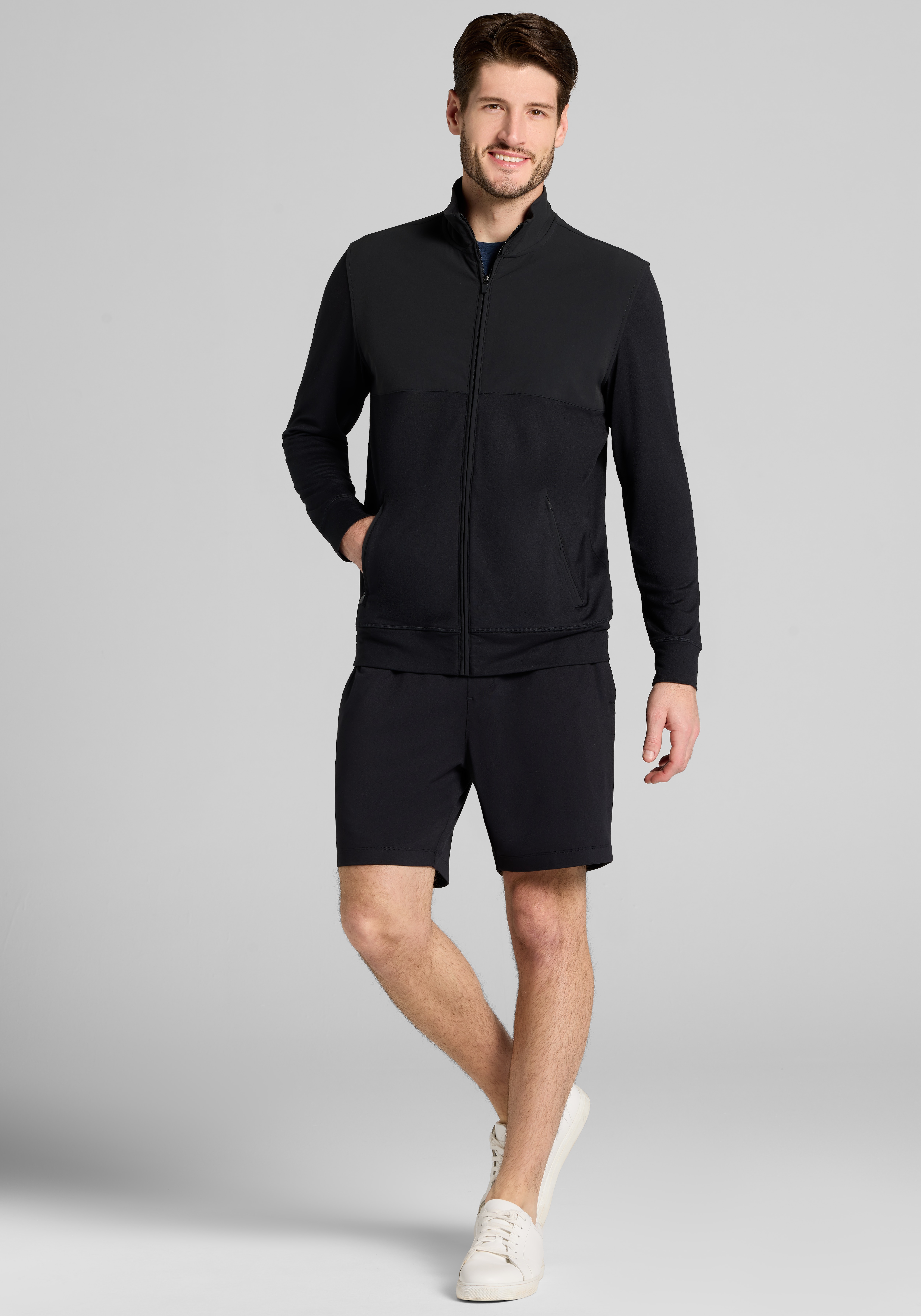 Traveler® COOLMOTION Tailored Fit Long Sleeve Full Zip Shirt CLEARANCE
