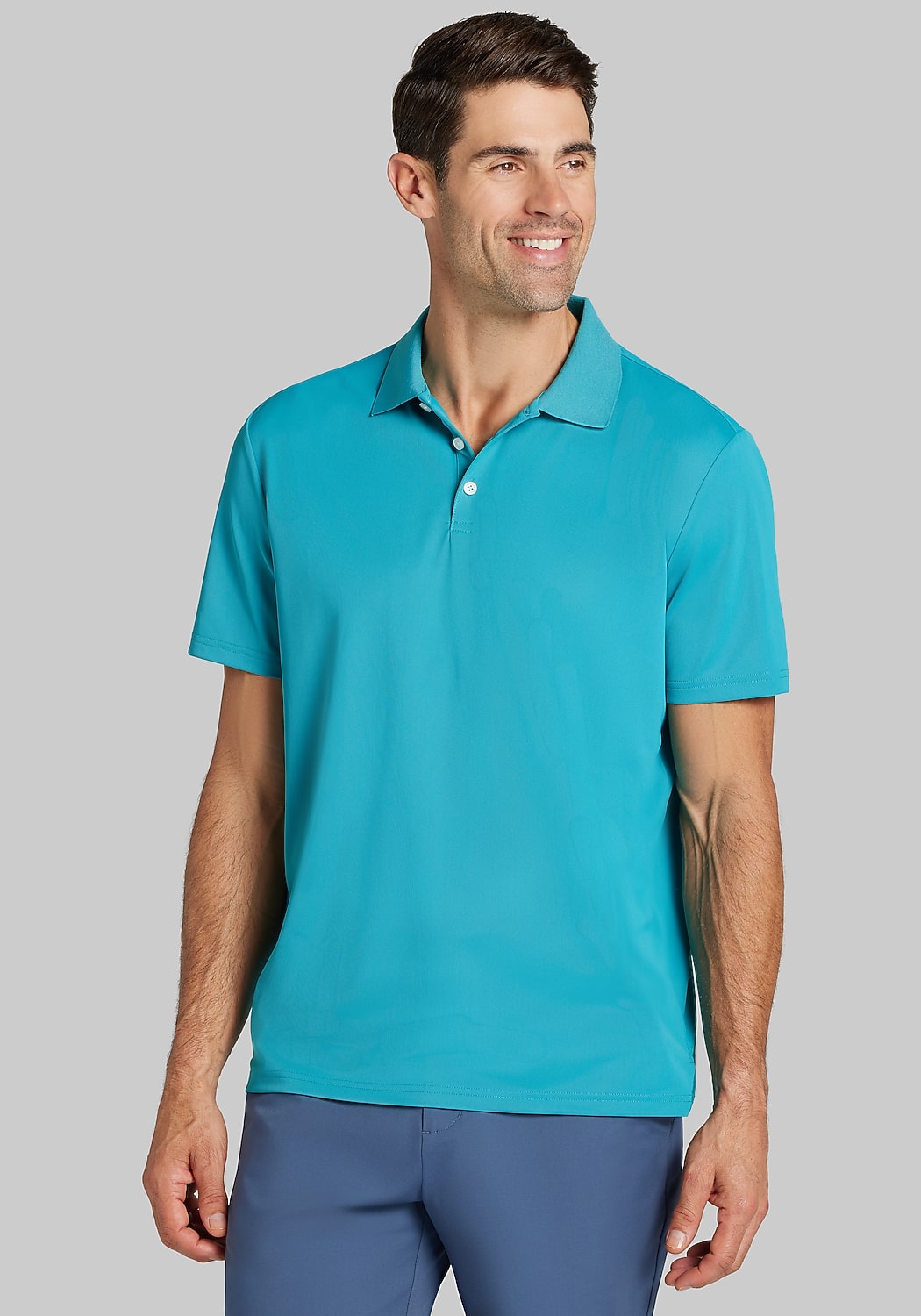 Traveler&reg; COOL<i>MOTION</i> Traditional Fit Pique Performance Polo - Big & Tall
