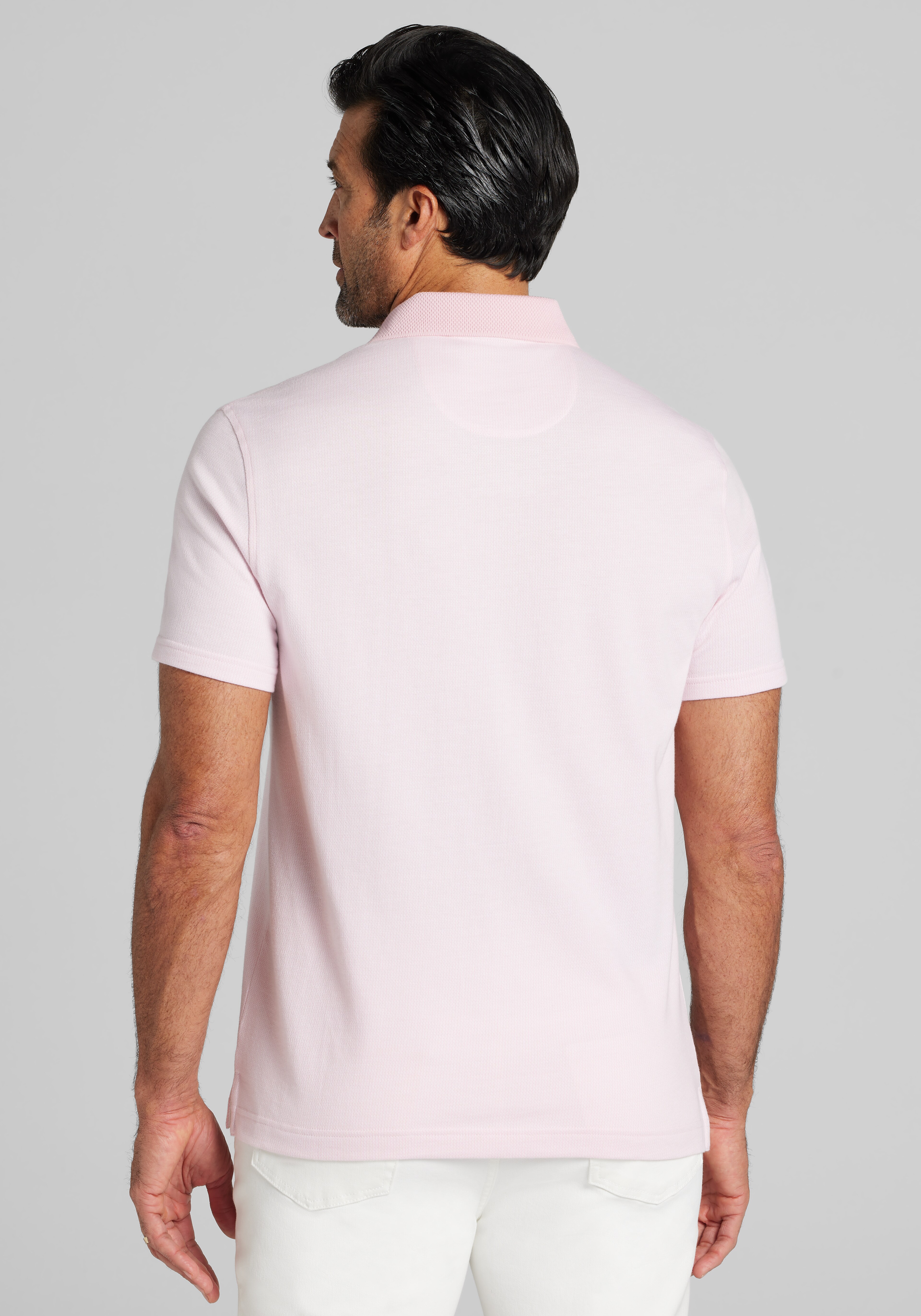 Jos. A. Bank Traditional Fit Jacquard Polo - Big & Tall CLEARANCE