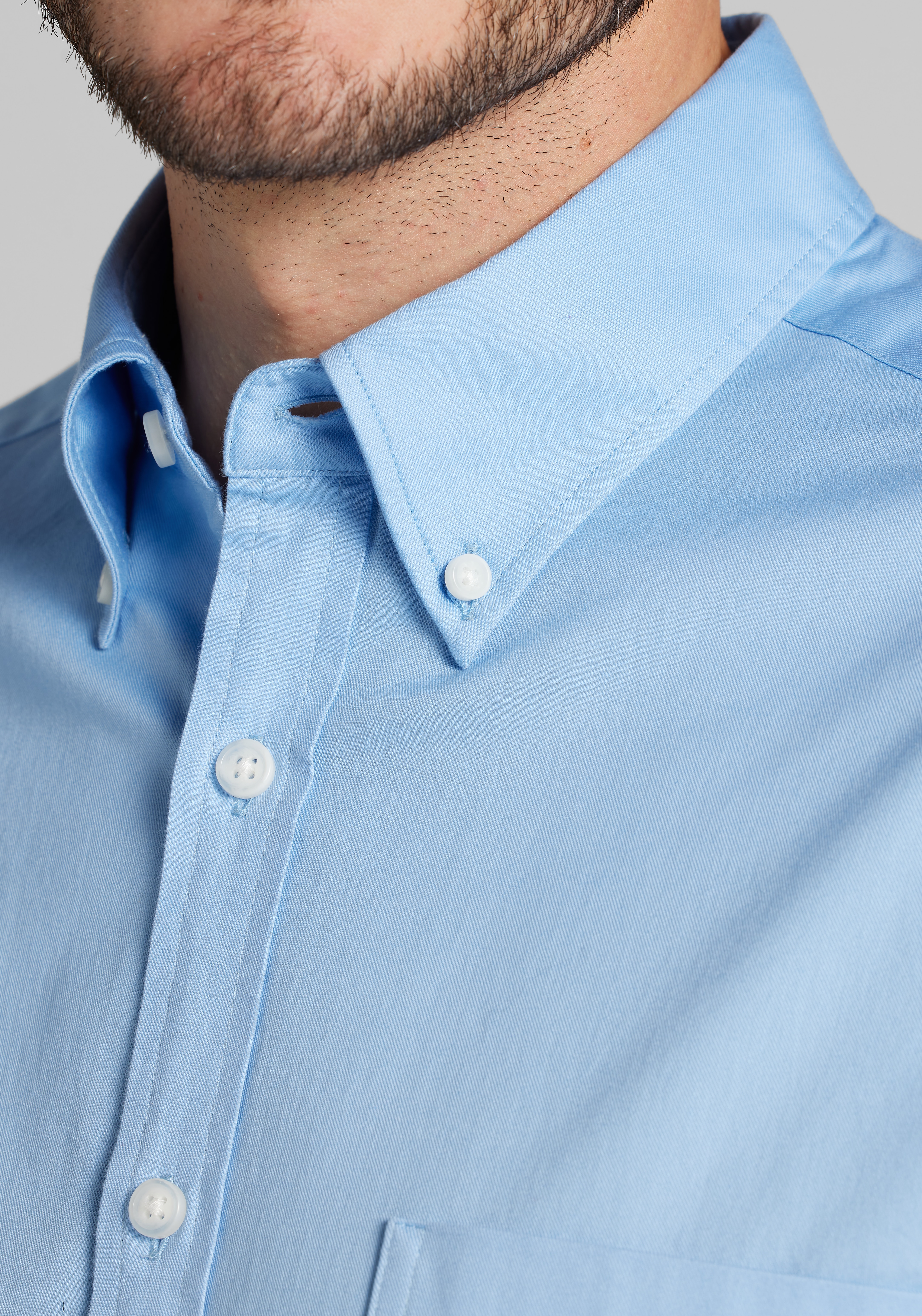 Jos. A. Bank Tailored Fit Solid Twill Button Up Shirt - Big & Tall CLEARANCE