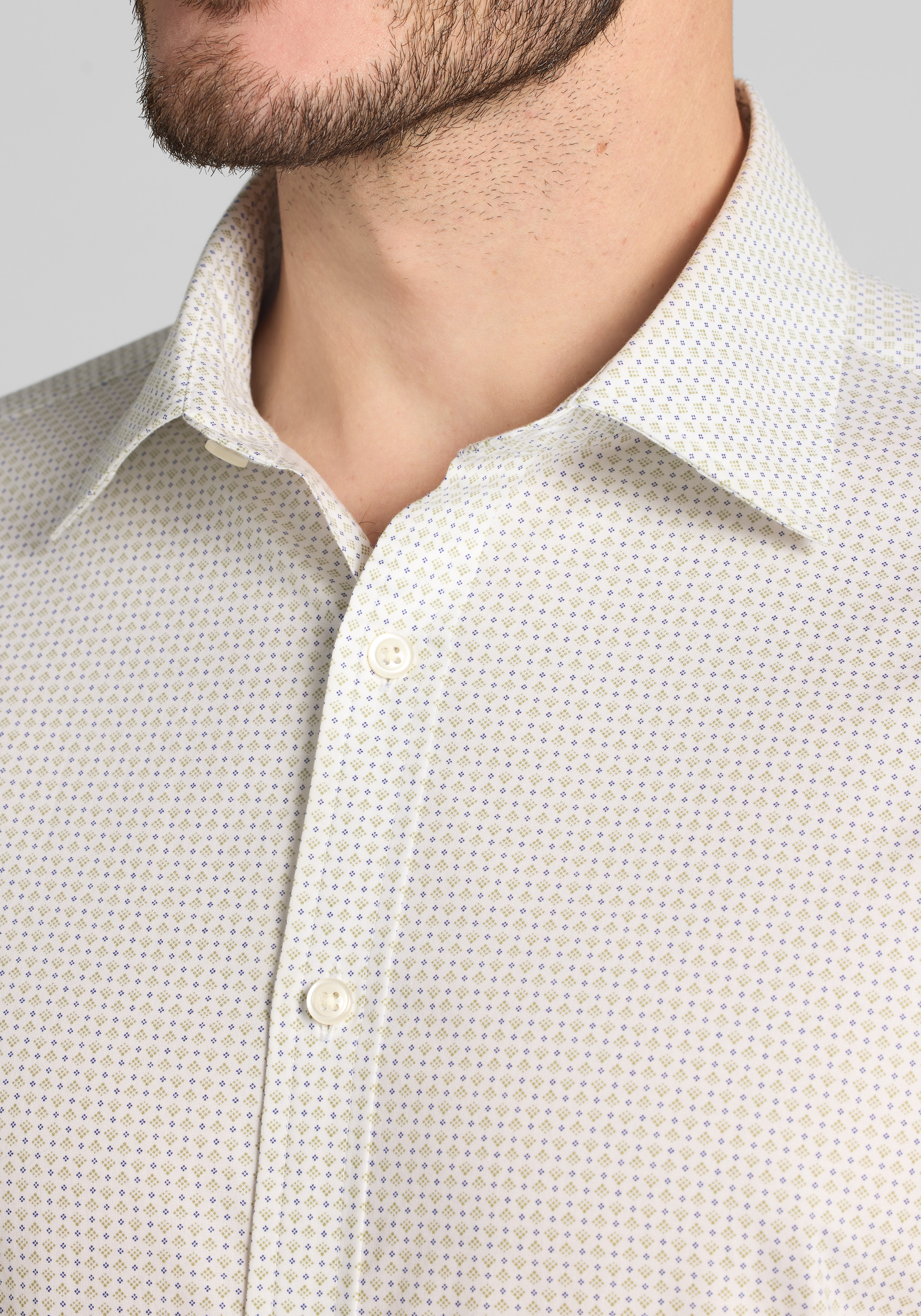 Jos. A. Bank Tailored Fit Mini Geo Sportshirt