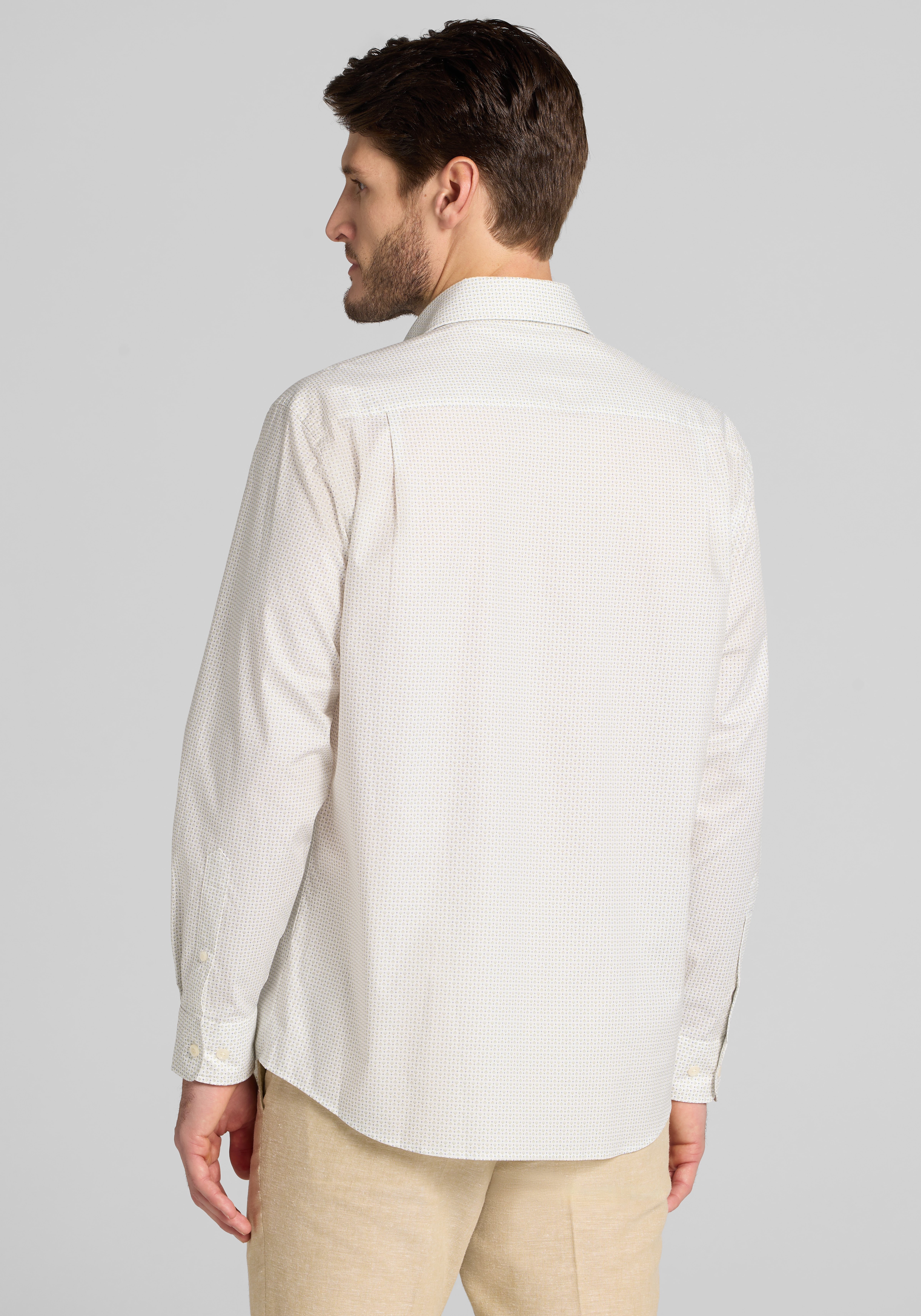 Jos. A. Bank Tailored Fit Mini Geo Sportshirt