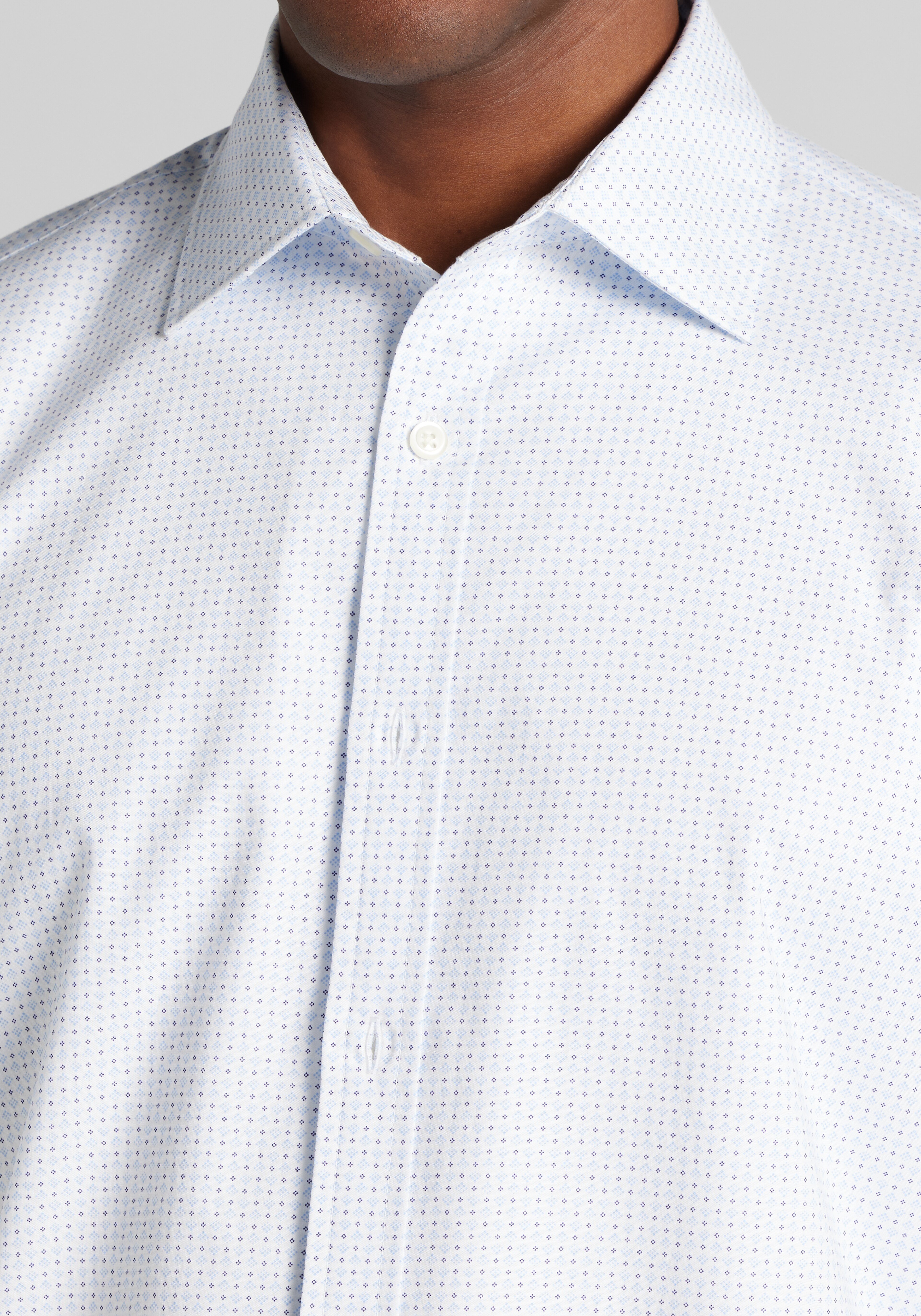 Jos. A. Bank Diamond Polka Dot Button Up Shirt CLEARANCE