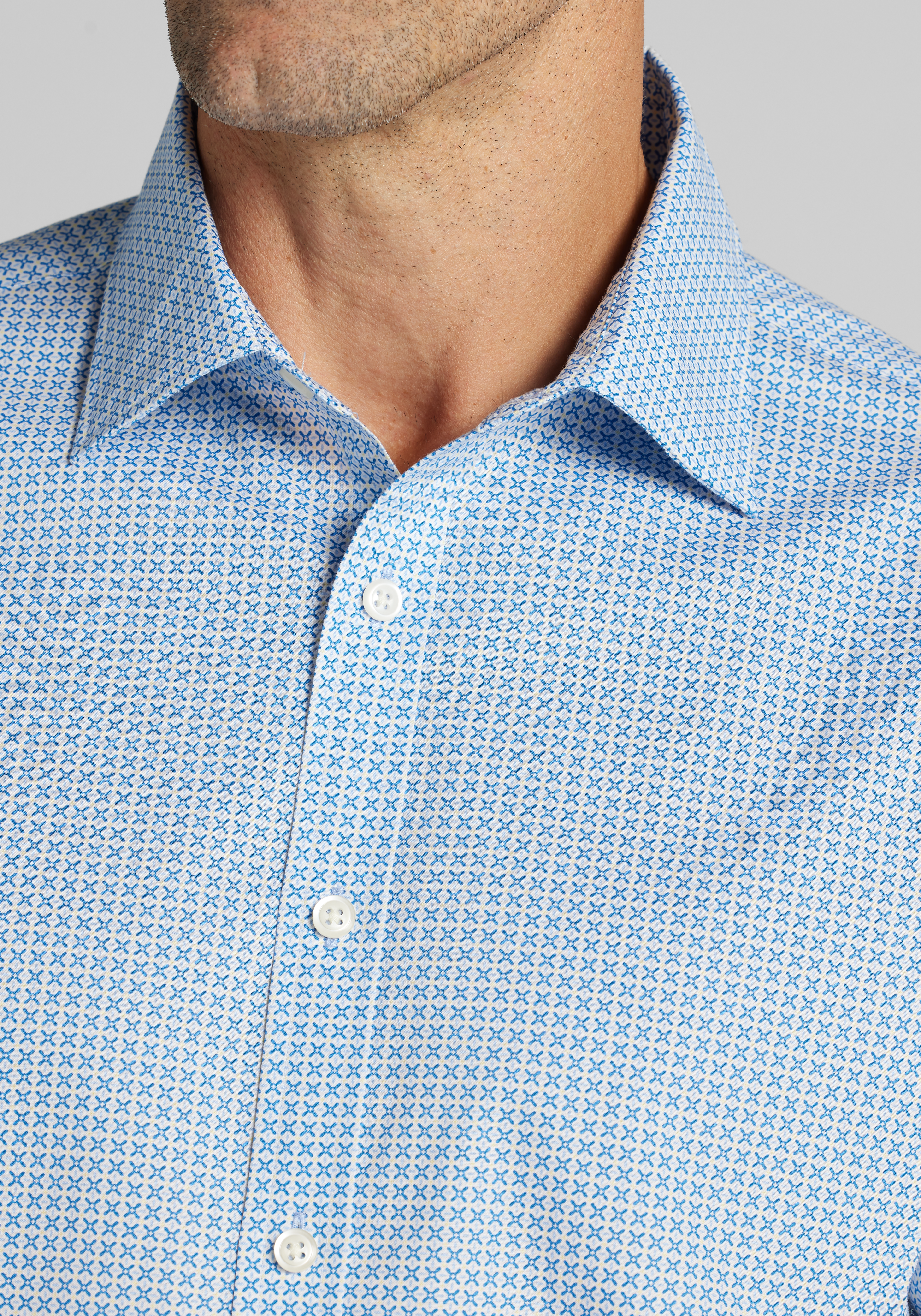Jos. A. Bank Tailored Fit Mini X Sportshirt - Big & Tall CLEARANCE