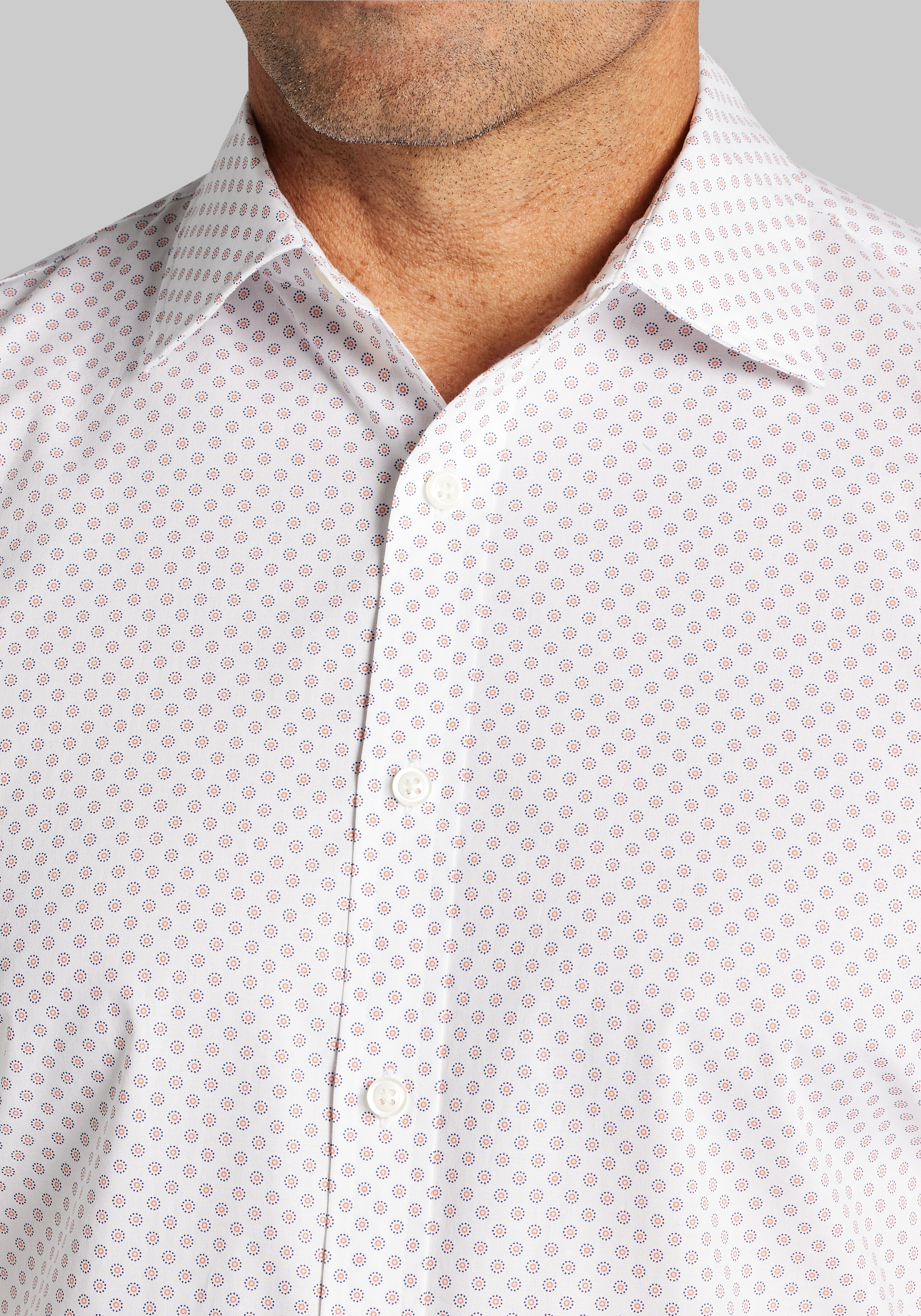 Jos. A. Bank Tailored Fit Circle Dot Sportshirt