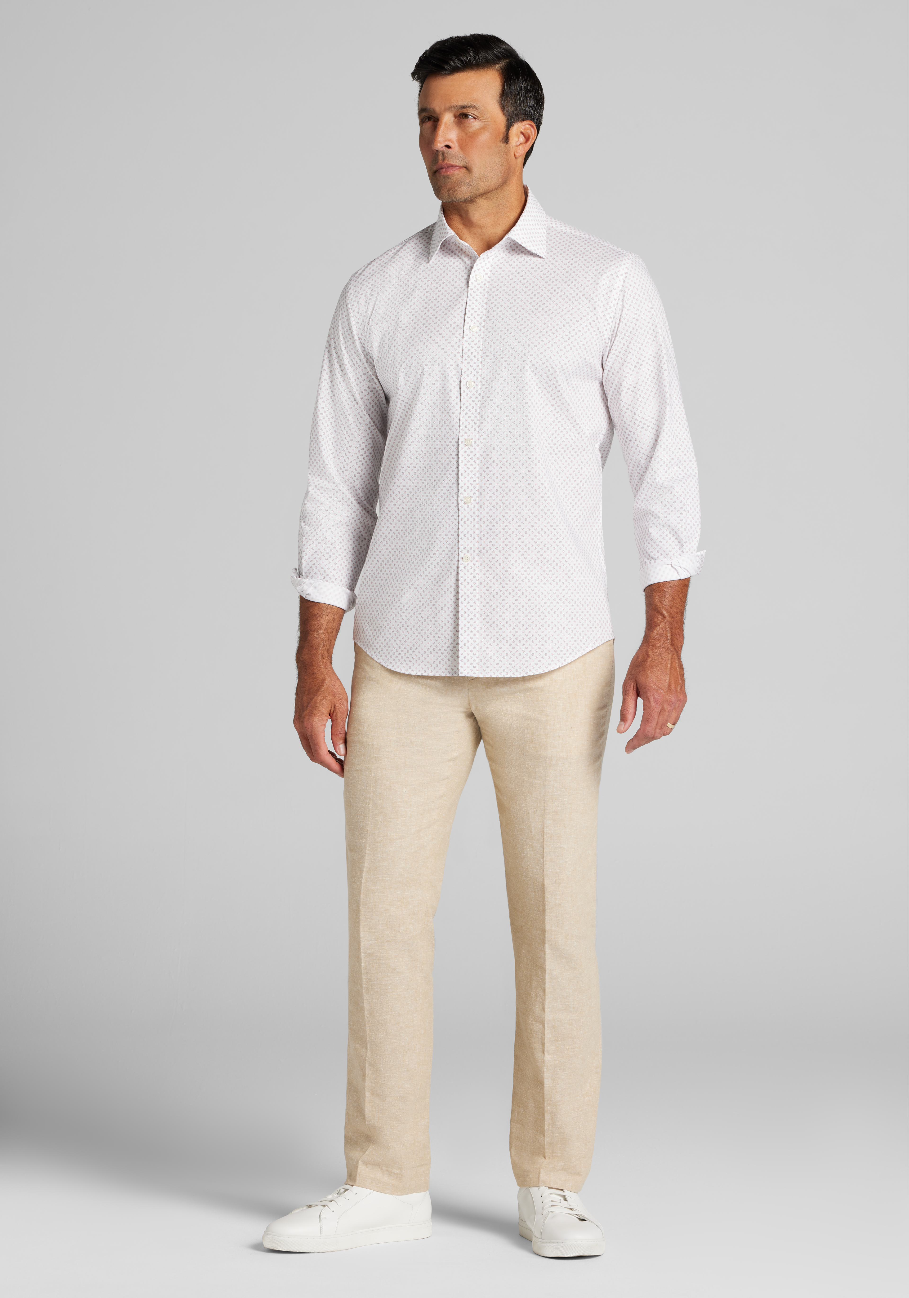 Jos. A. Bank Tailored Fit Circle Dot Sportshirt CLEARANCE