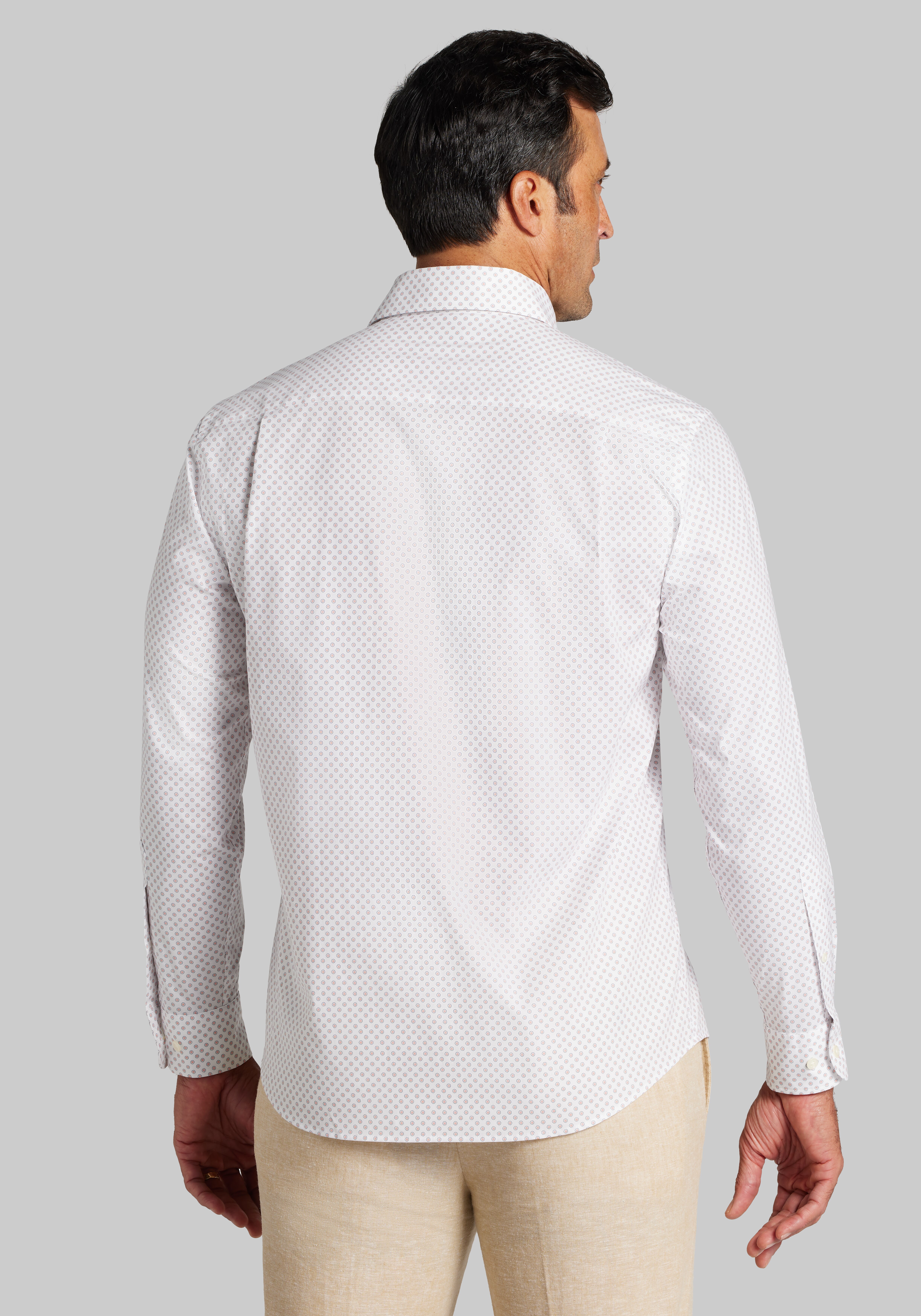 Jos. A. Bank Tailored Fit Circle Dot Sportshirt