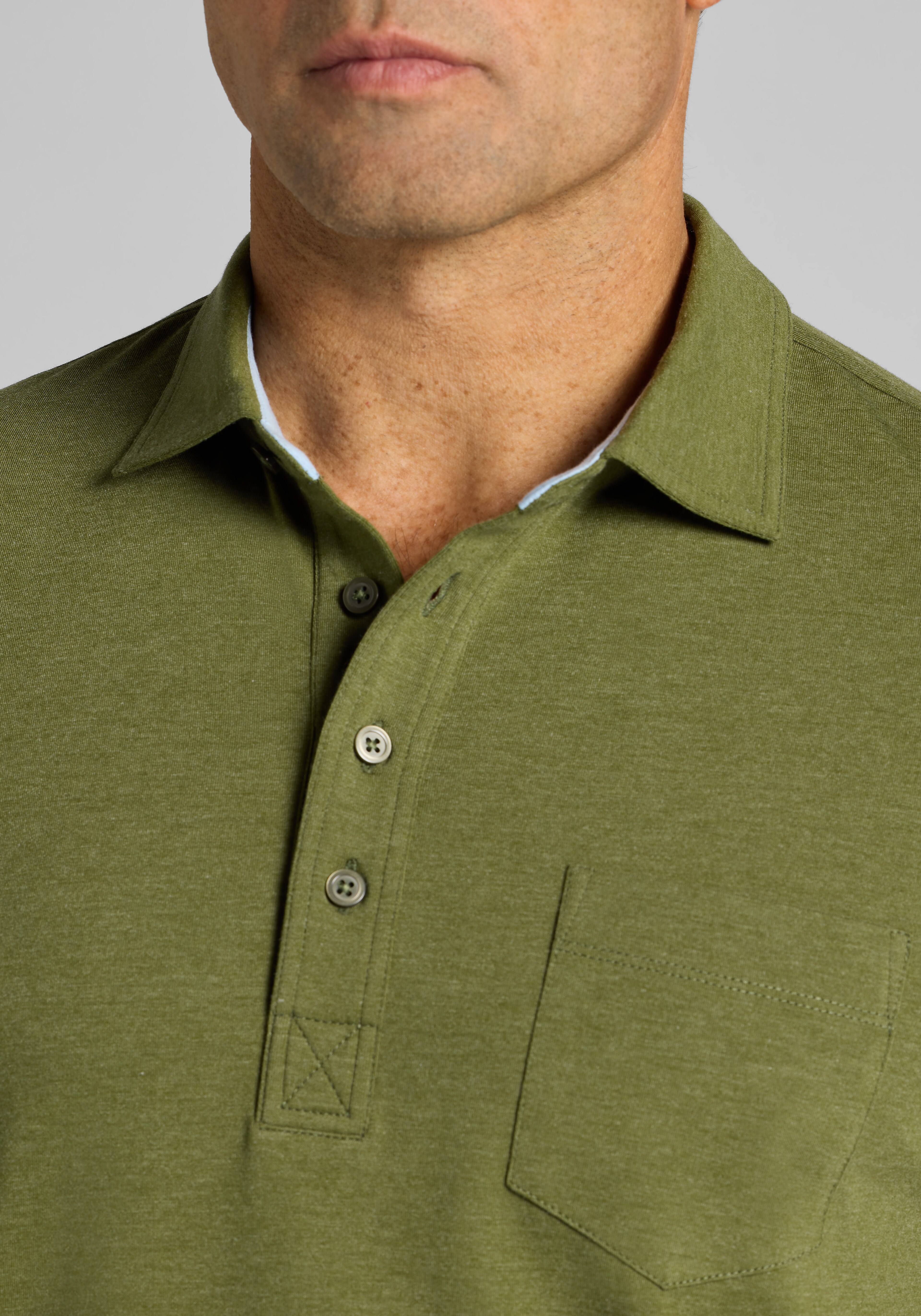 Jos. A. Bank Traditional Fit Heathered Polo CLEARANCE