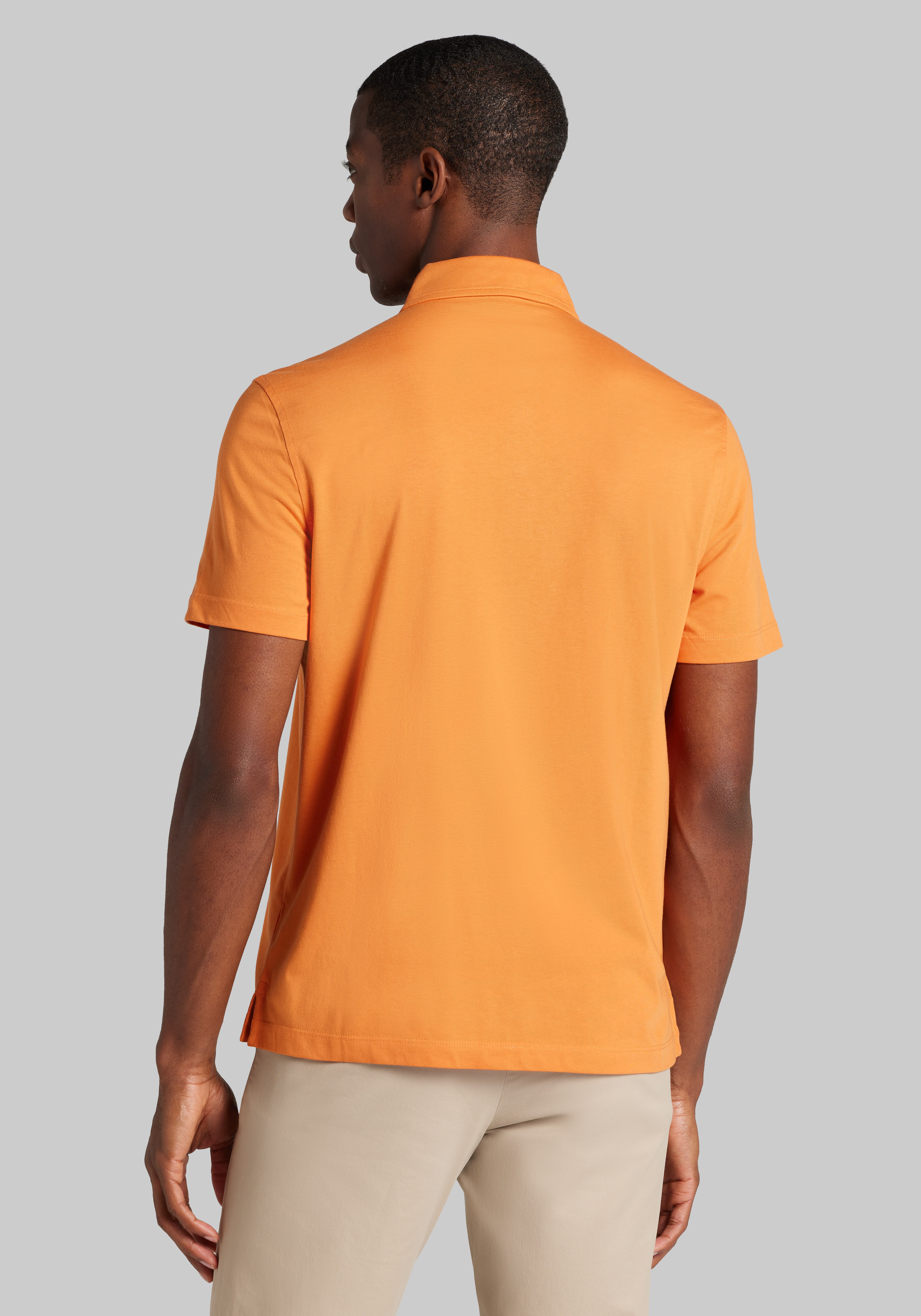1905 Collection Tailored Fit Solid Polo Shirt CLEARANCE
