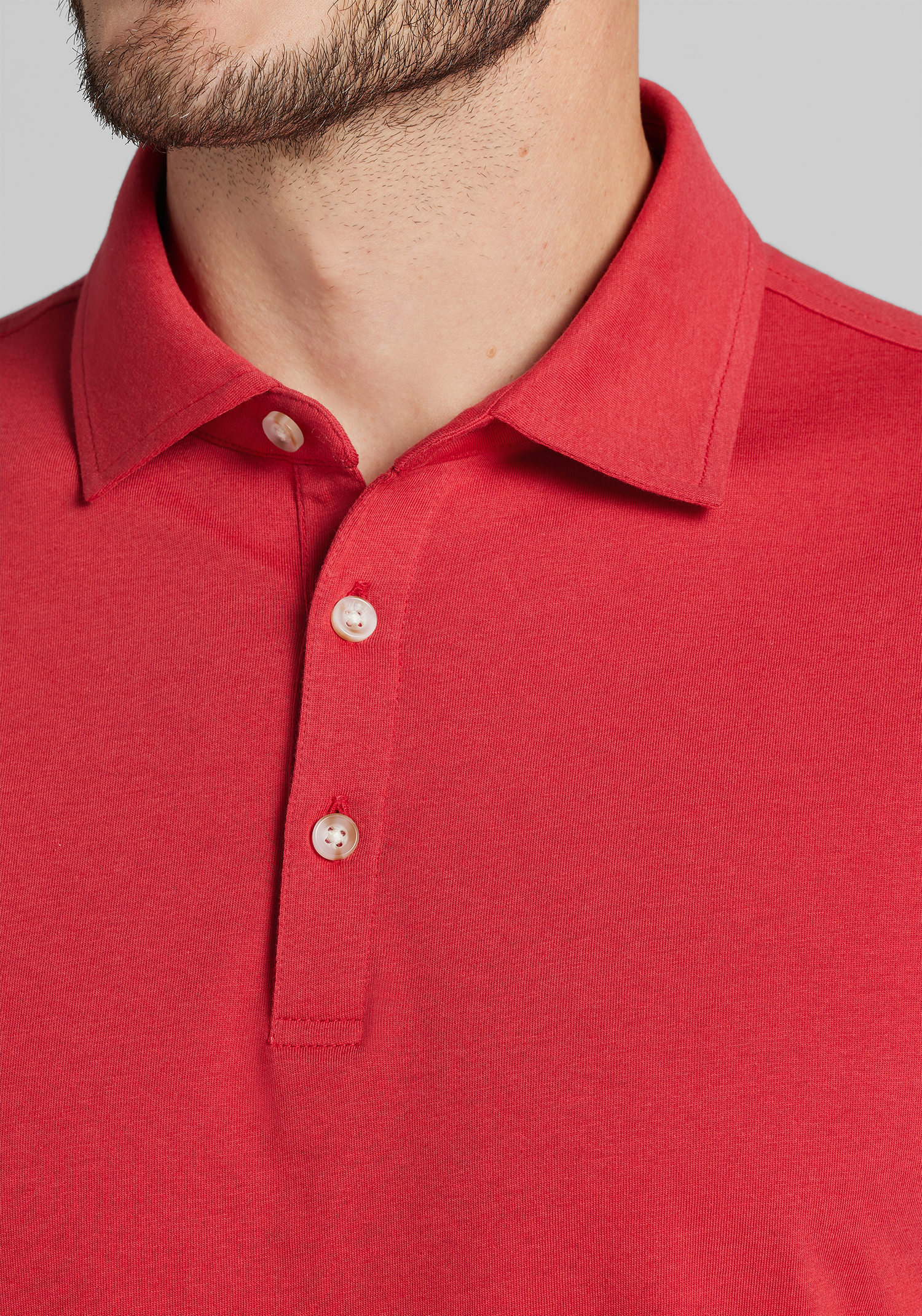 1905 Collection Tailored Fit Solid Polo Shirt CLEARANCE