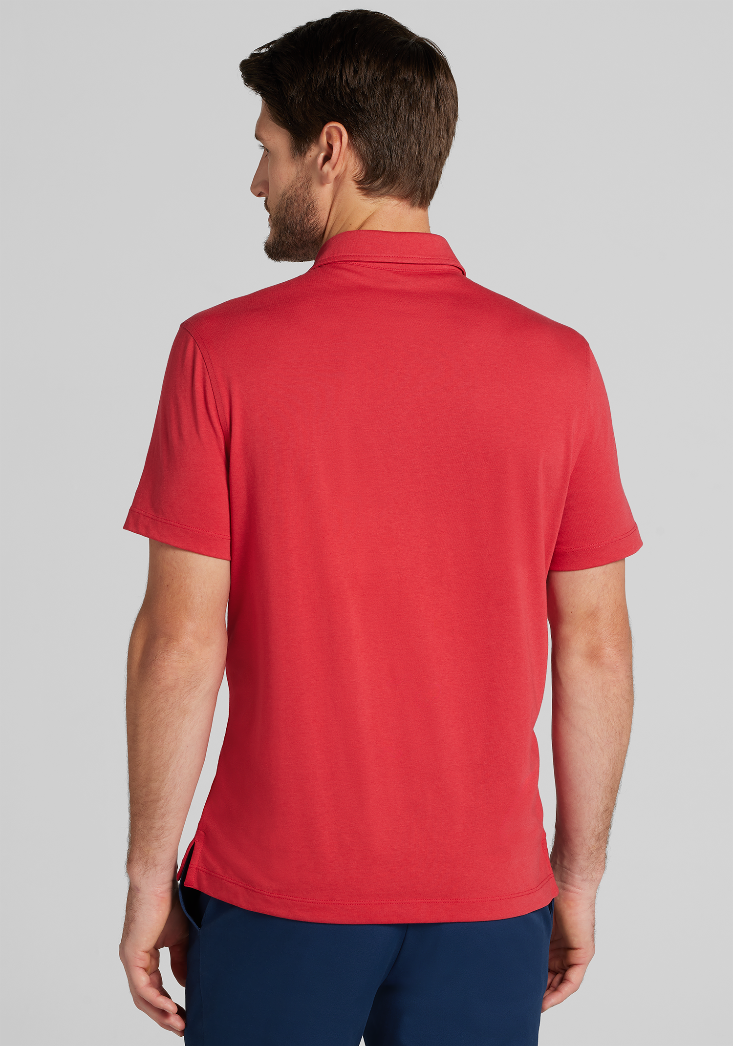 1905 Collection Tailored Fit Solid Polo Shirt CLEARANCE