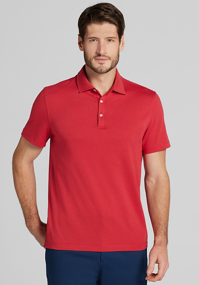1905 Collection Tailored Fit Solid Polo Shirt (Big & Tall)