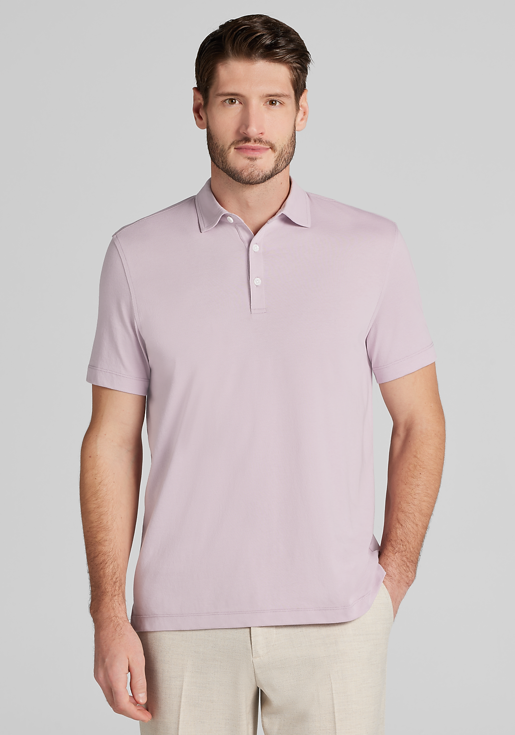 1905 Collection Tailored Fit Solid Polo Shirt