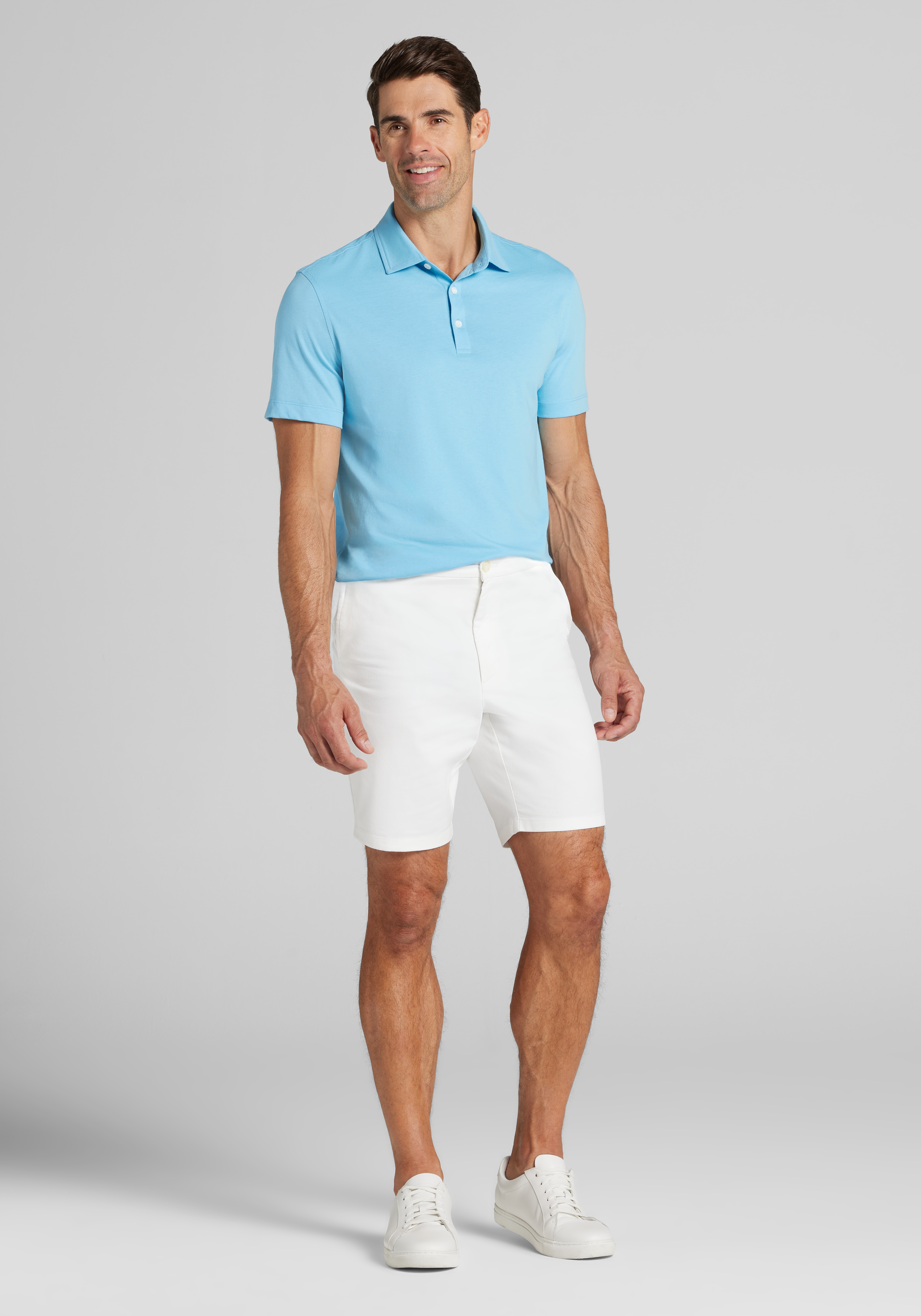 1905 Collection Tailored Fit Solid Polo Shirt