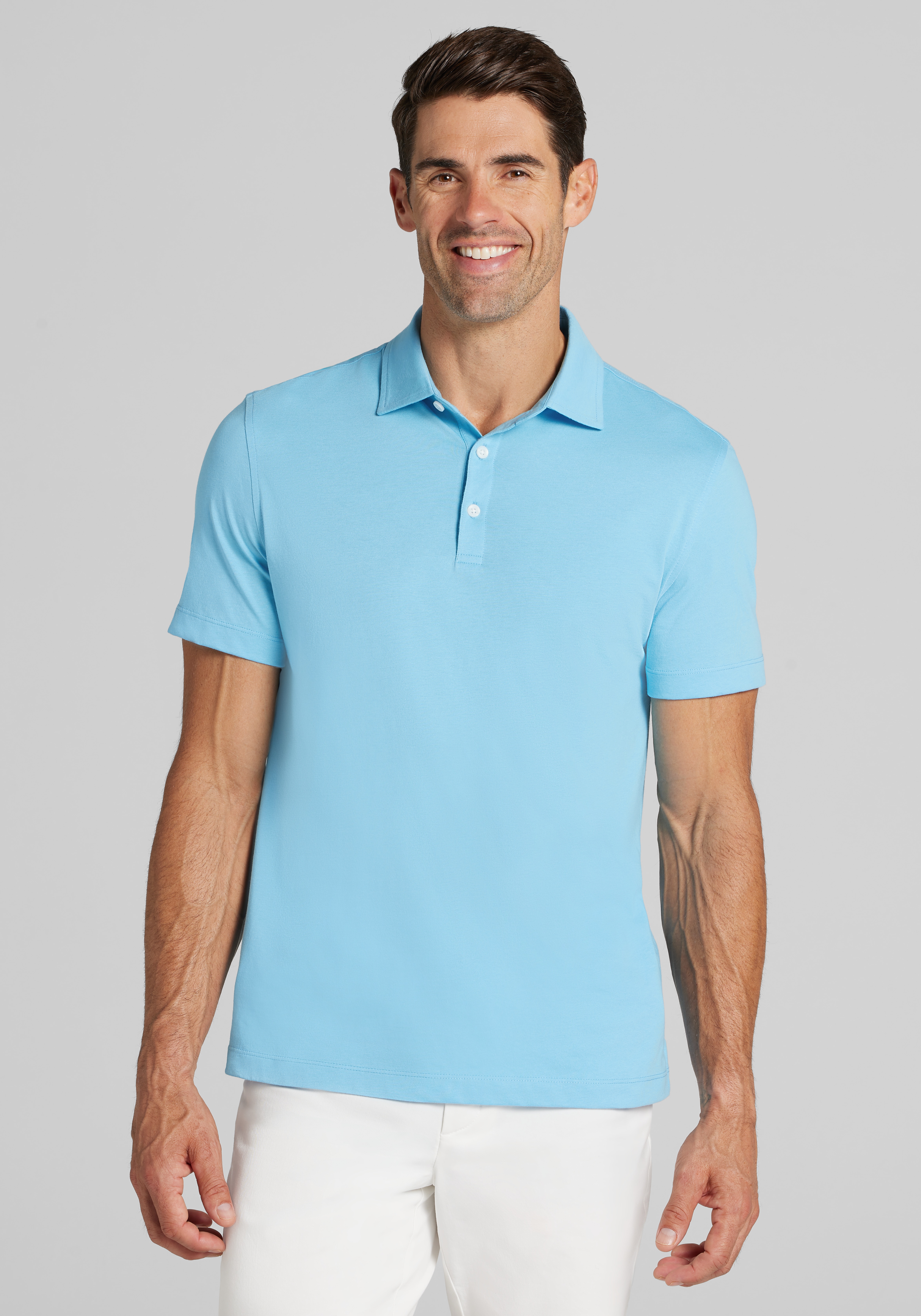 1905 Collection Tailored Fit Solid Polo Shirt