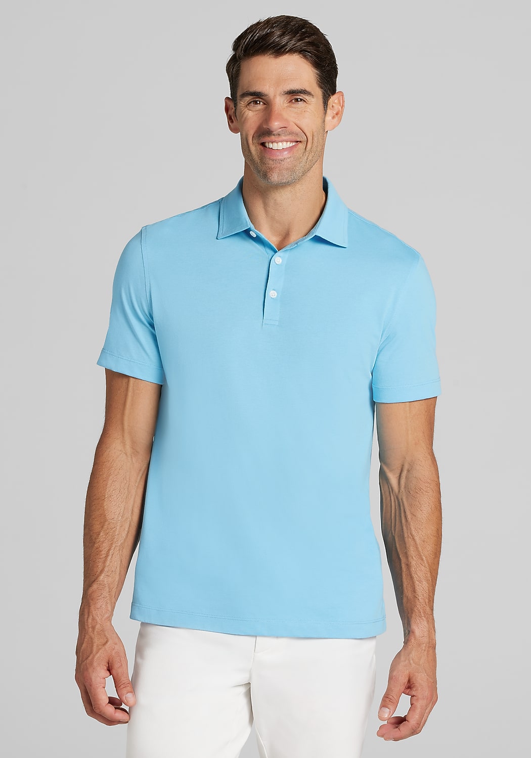 1905 Collection Tailored Fit Solid Polo Shirt - Big & Tall