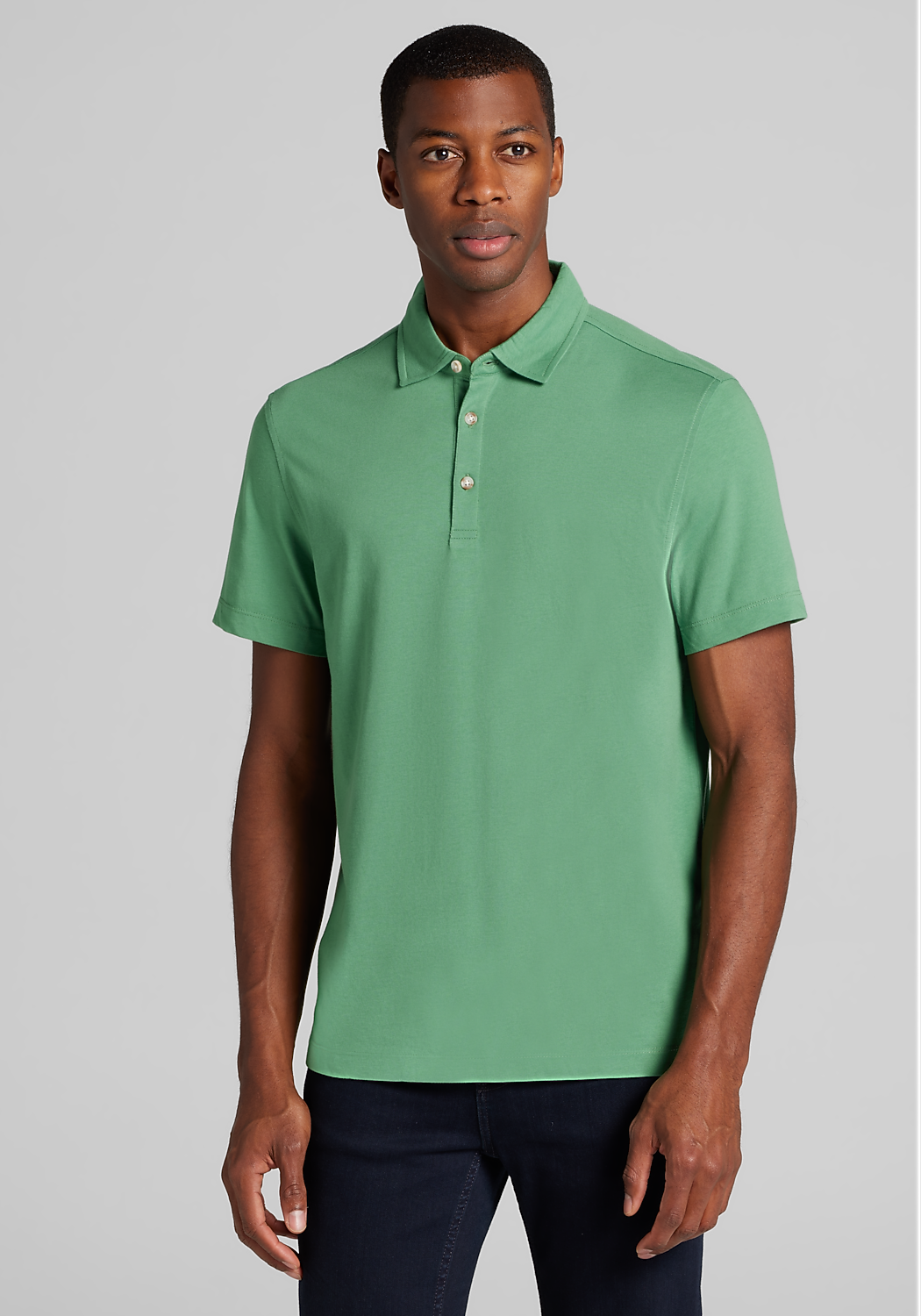 1905 Collection Tailored Fit Solid Polo Shirt