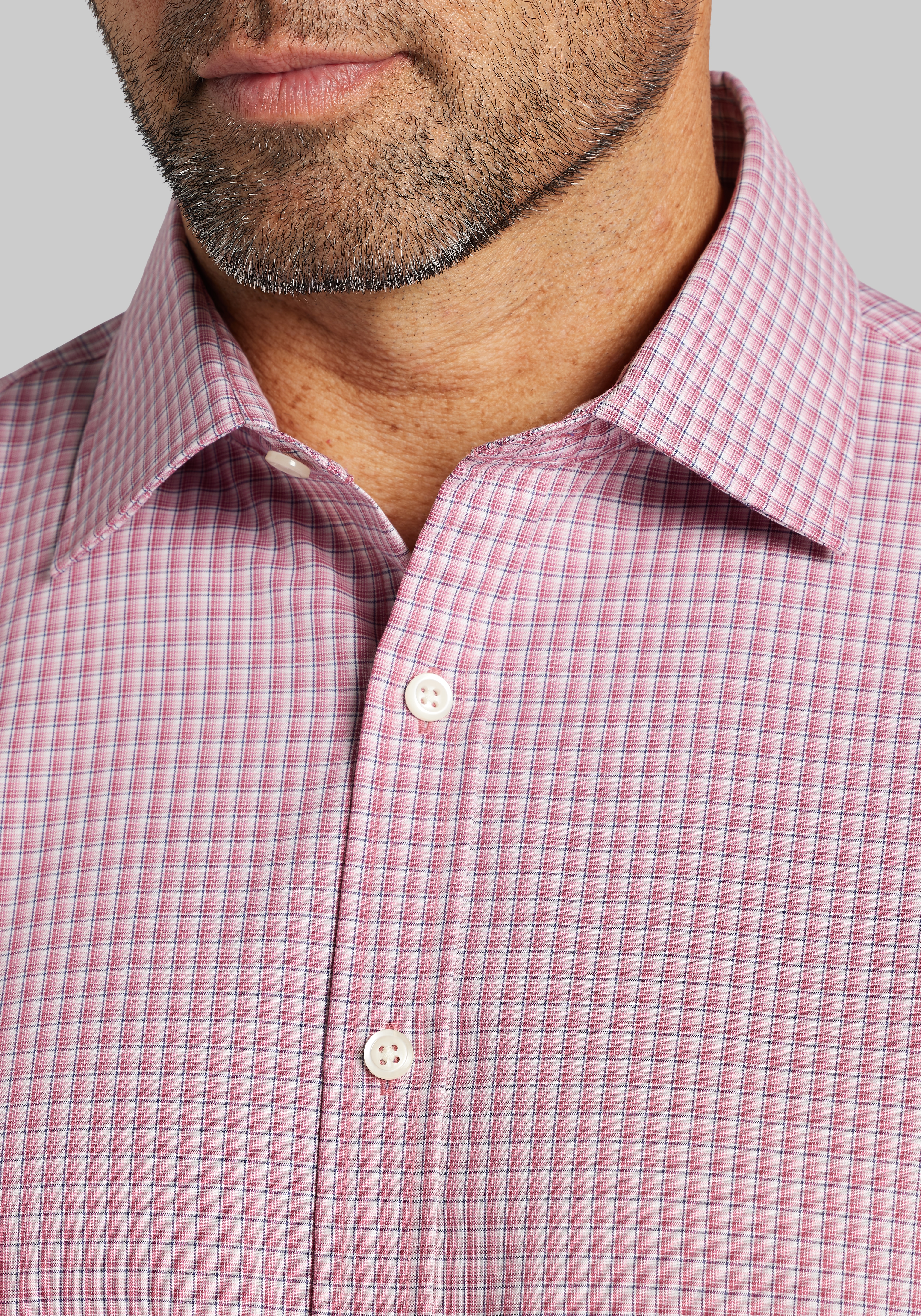 Jos A. Bank Traditional Fit Check Sportshirt