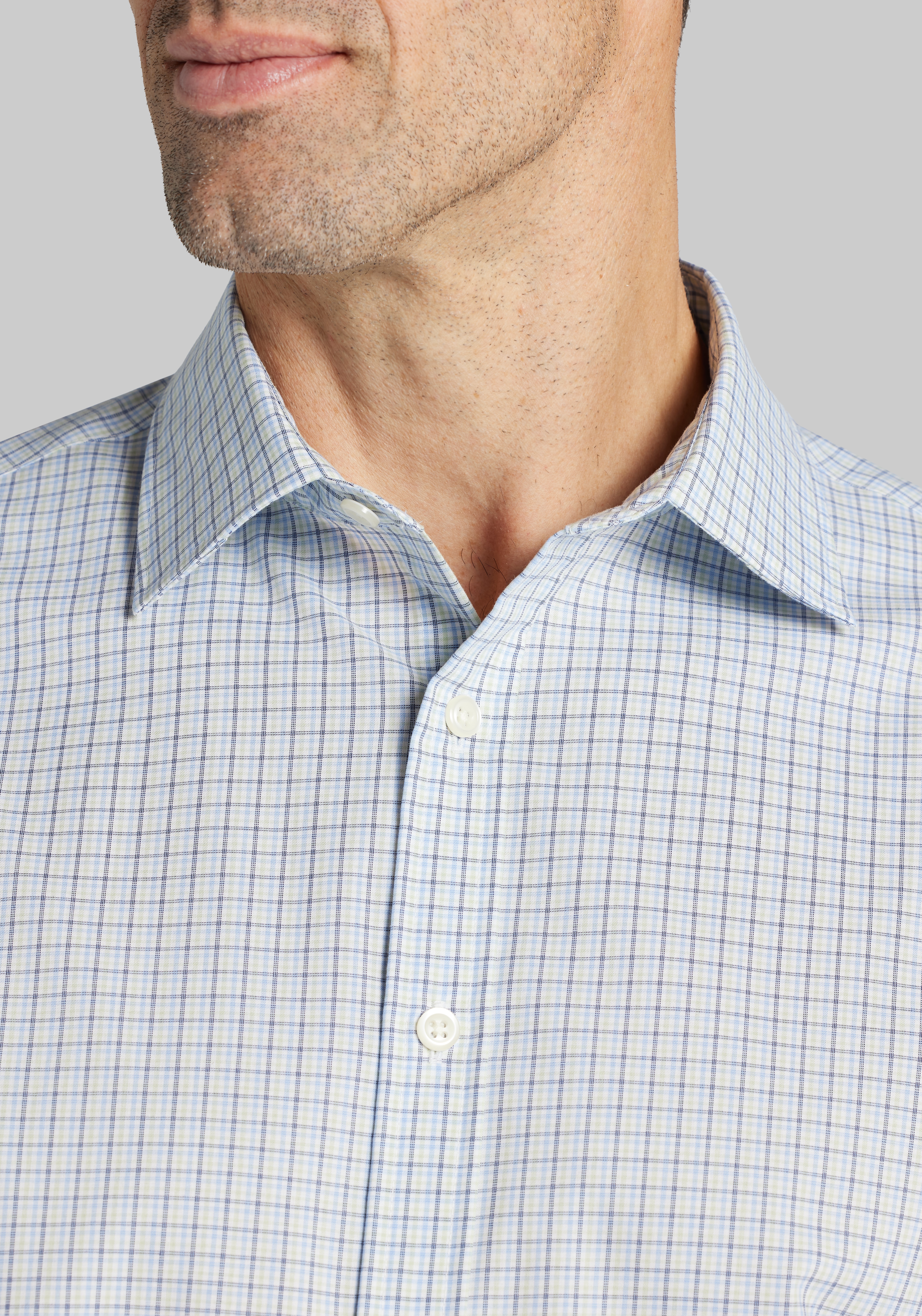 Jos. A. Bank Traditional Fit Mini Check Sportshirt