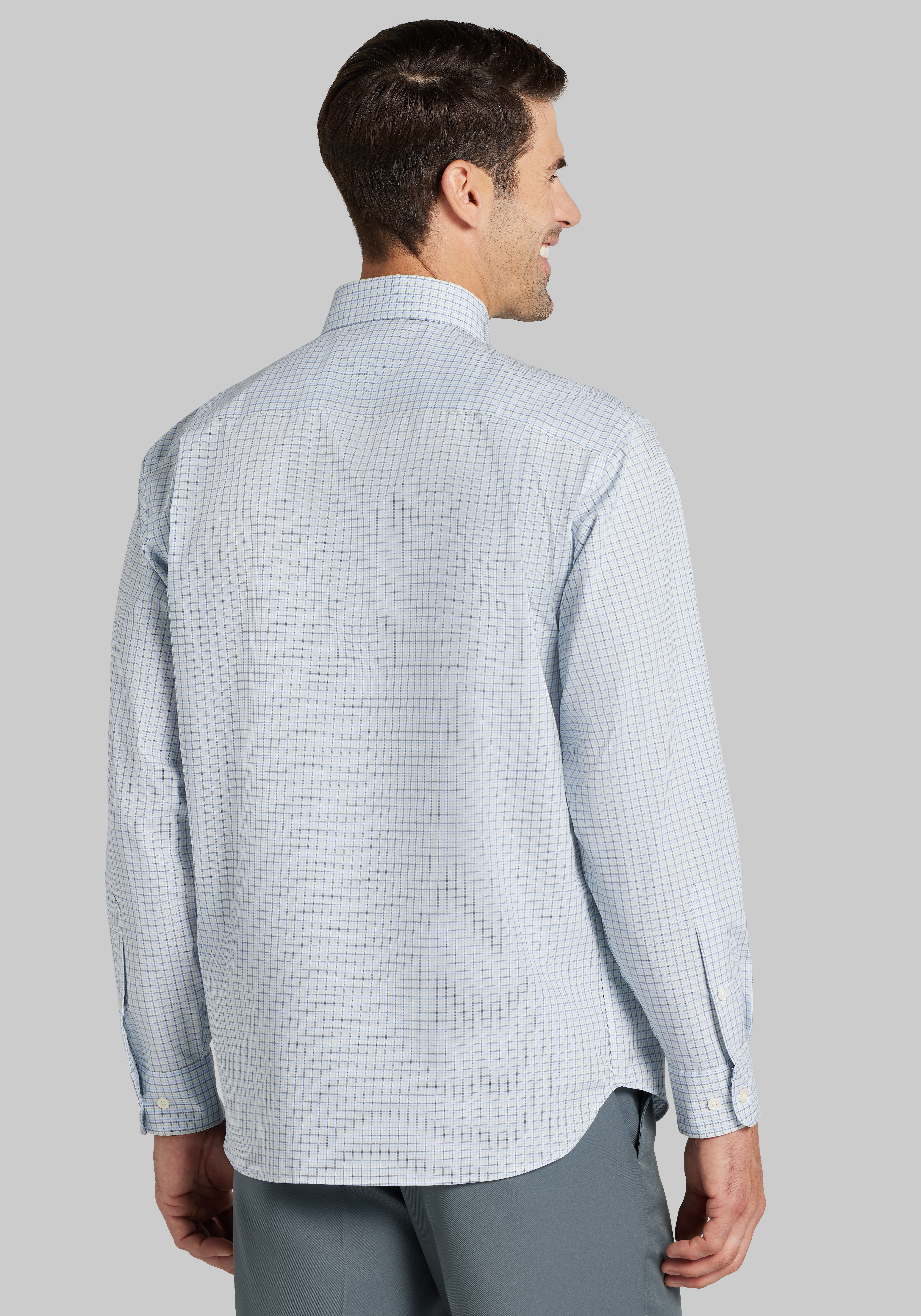 Jos. A. Bank Traditional Fit Mini Check Sportshirt