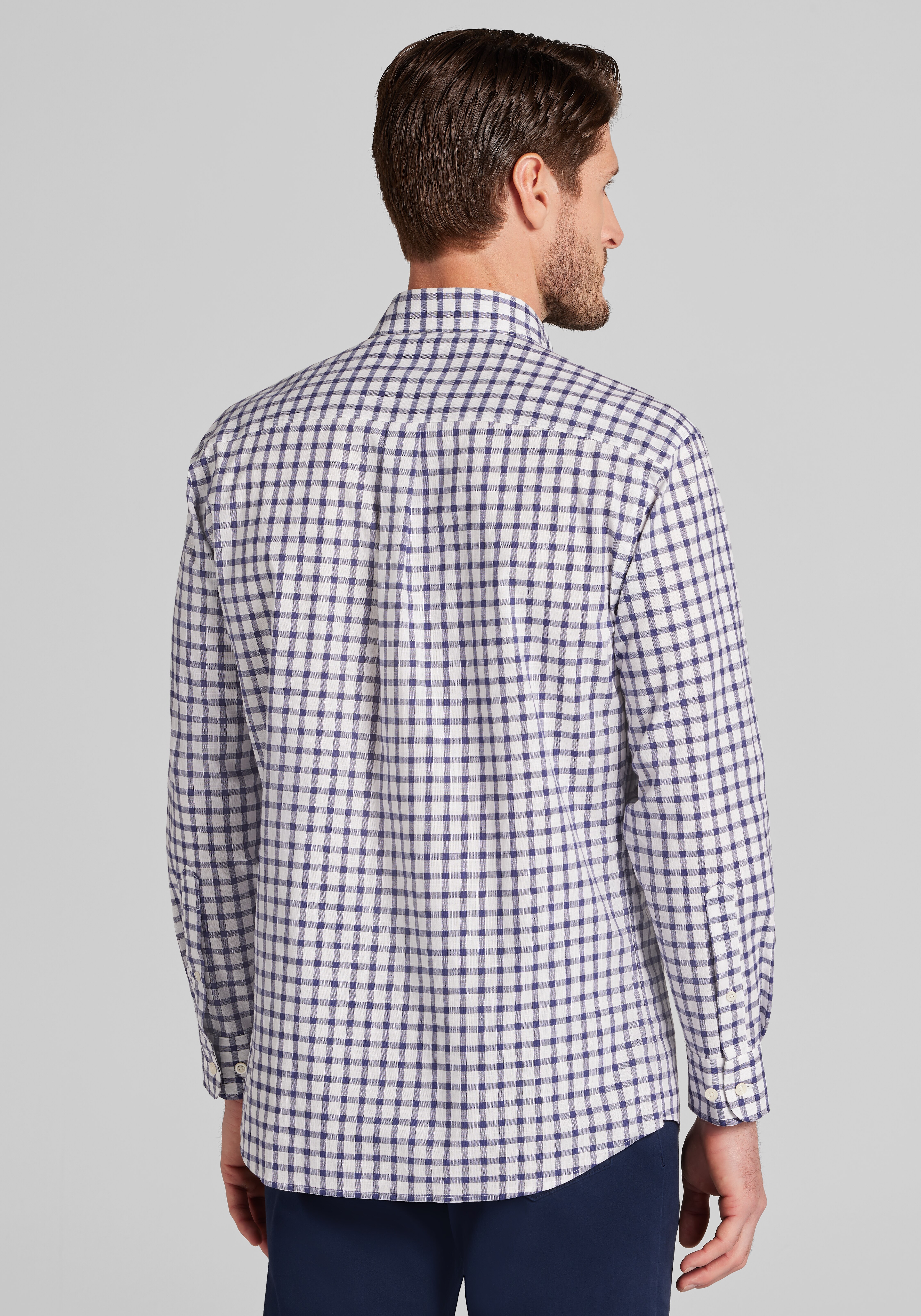 Jos. A. Bank Tailored Fit Buffalo Plaid Sportshirt
