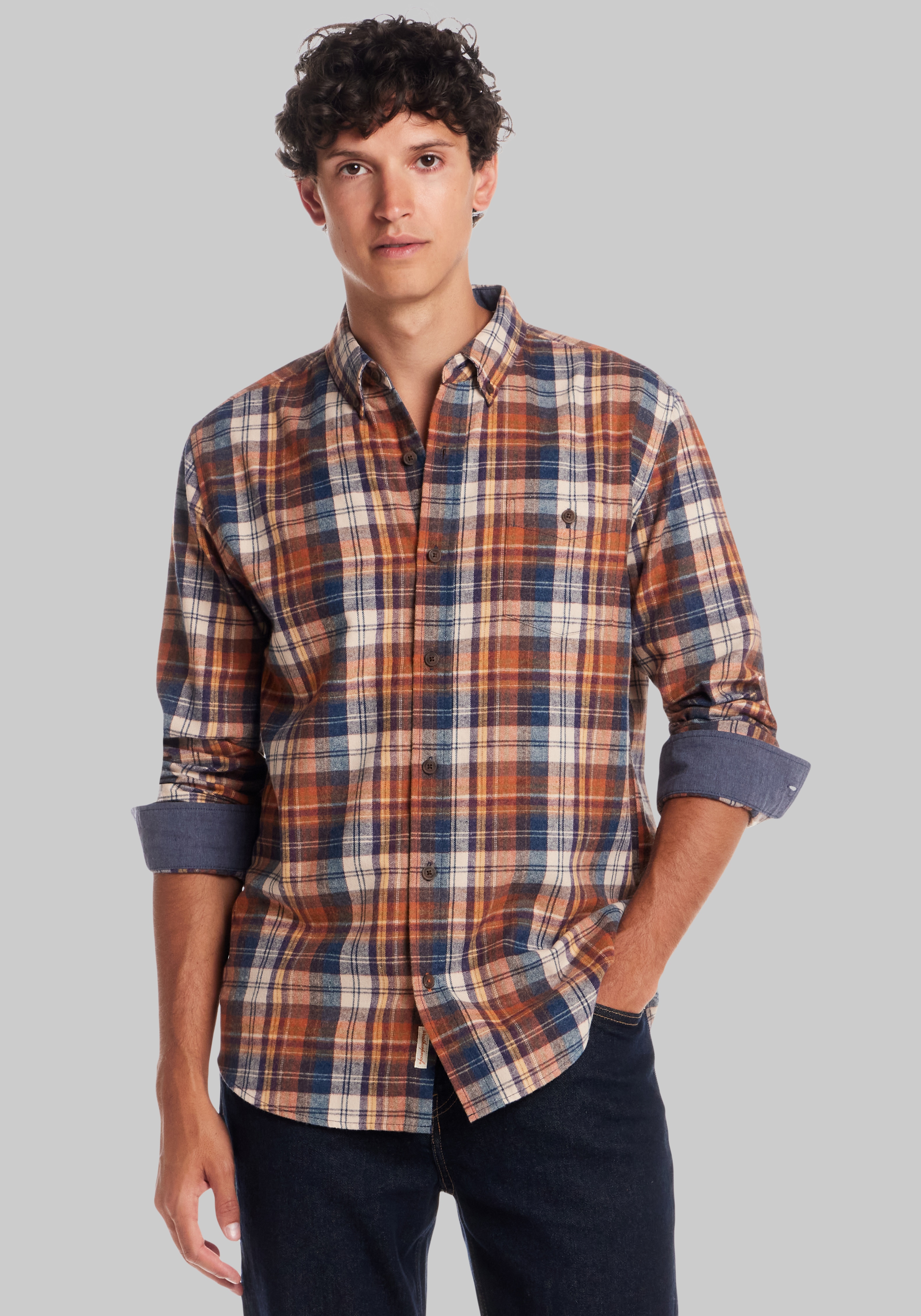 Men's Outerwear, Weatherproof Vintage Traditional Fit Flannel Shirt - Jos A Bank