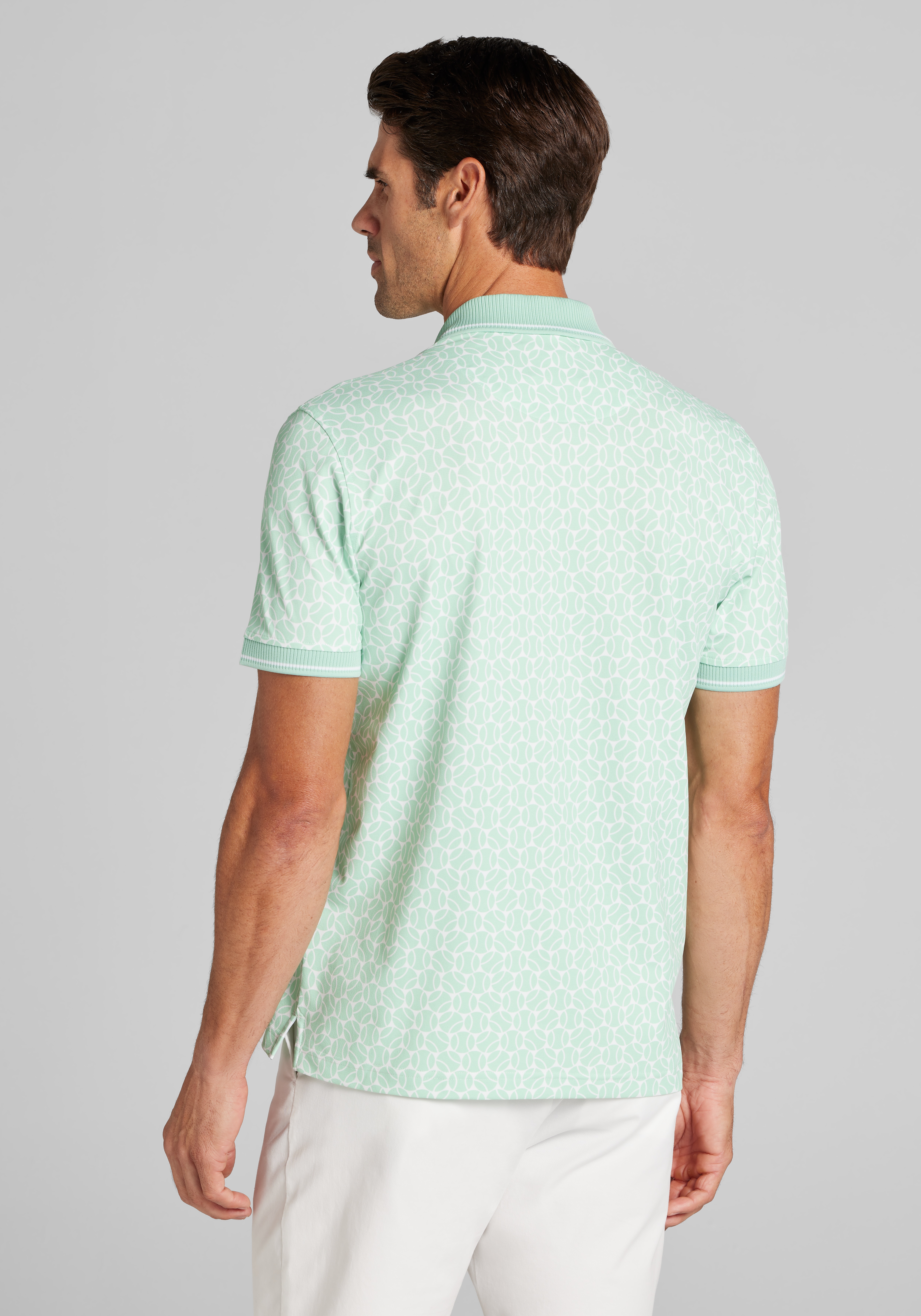 Con.Struct Slim Fit Tennis Ball Tipped Pique Polo