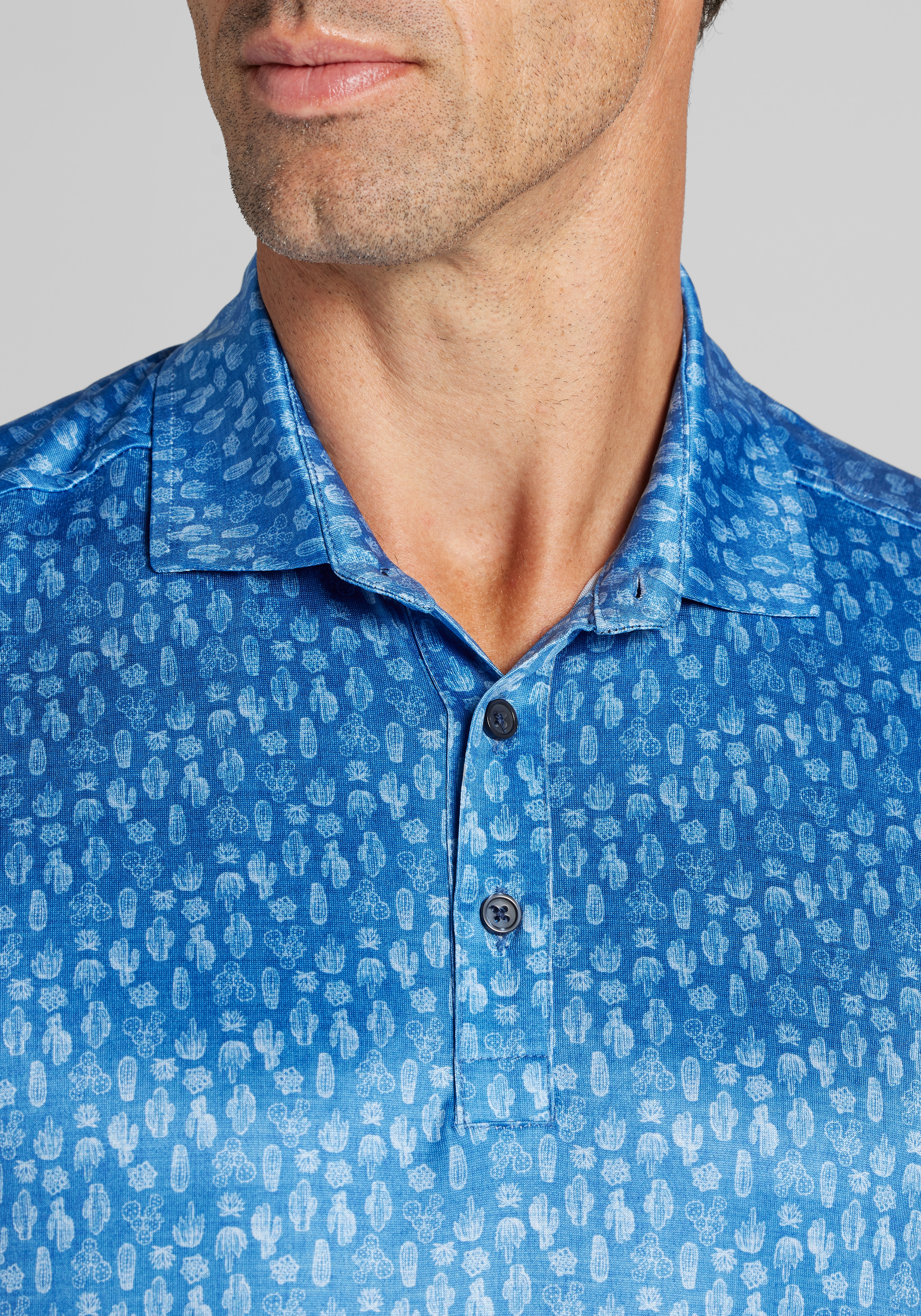 Traveler® Performance Tailored Fit Cactus Polo