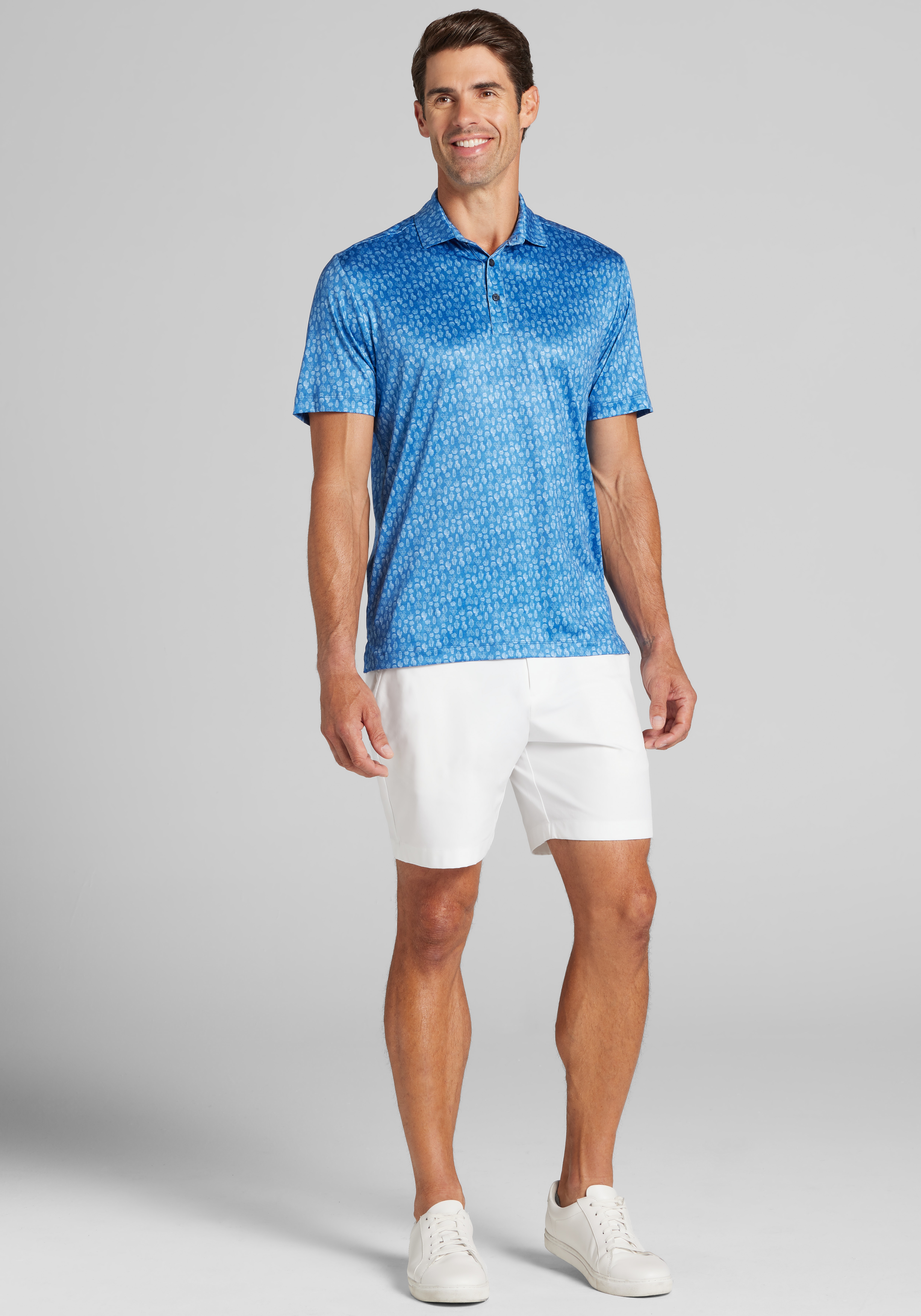Traveler® Performance Tailored Fit Cactus Polo