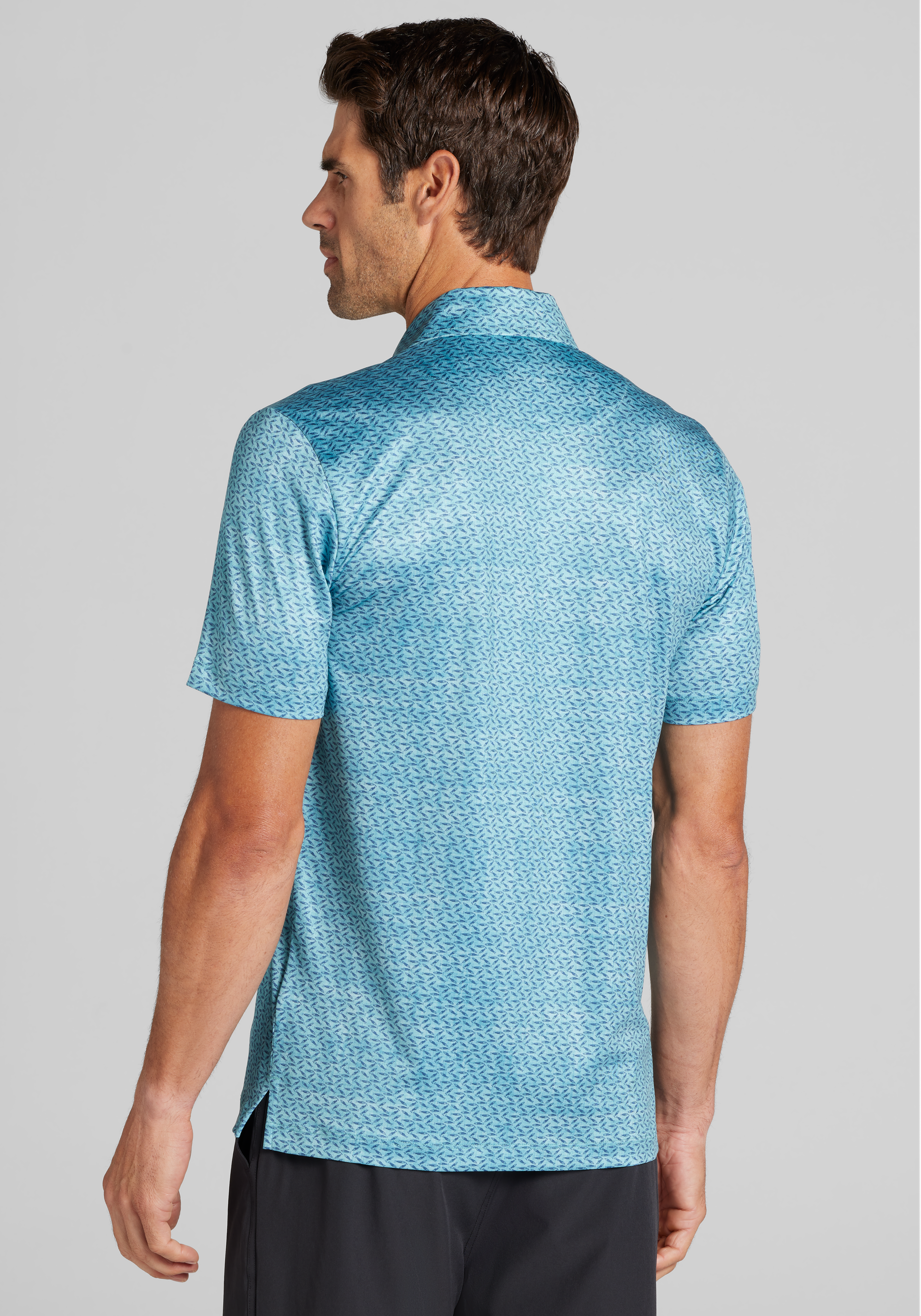 Traveler® Performance Tailored Fit Little Fish Polo CLEARANCE