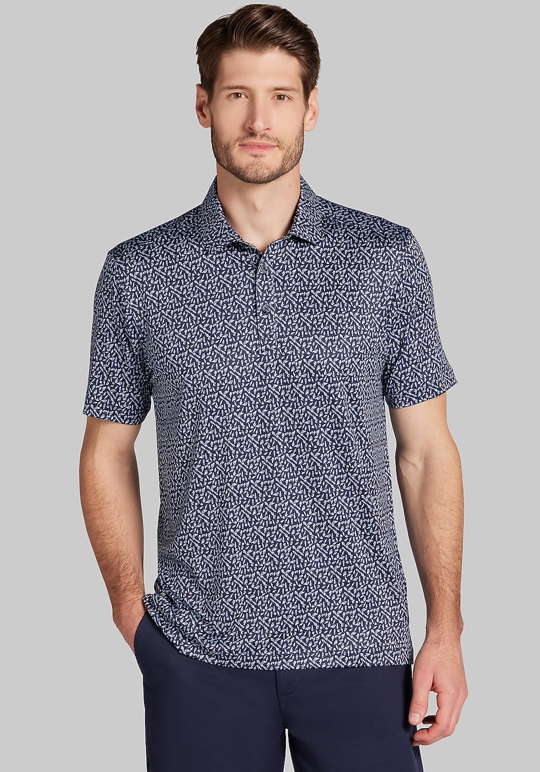 Traveler® Performance Tailored Fit Fishing Lures Polo