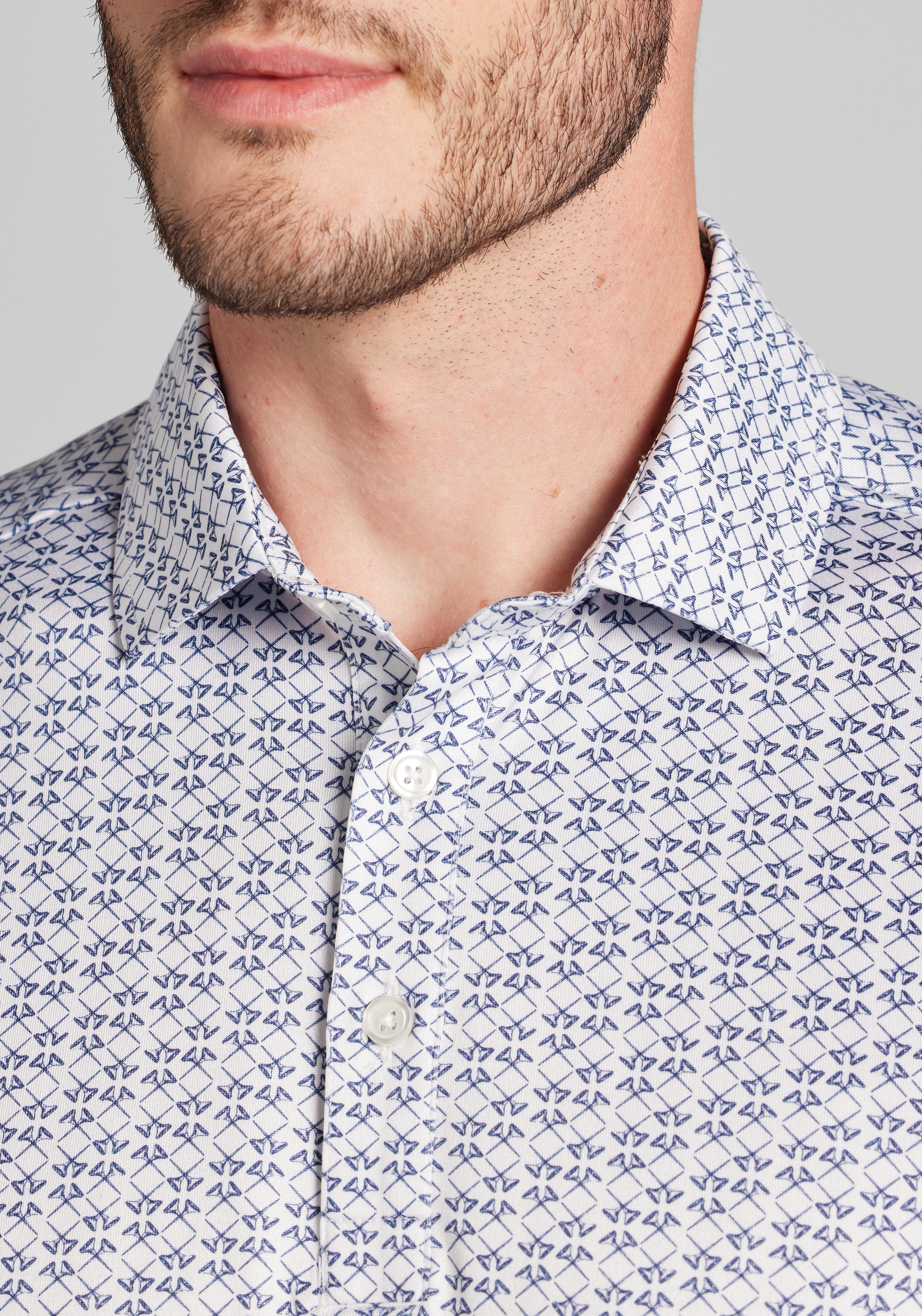 Traveler® Performance Tailored Fit Crossed Golf Tees Polo