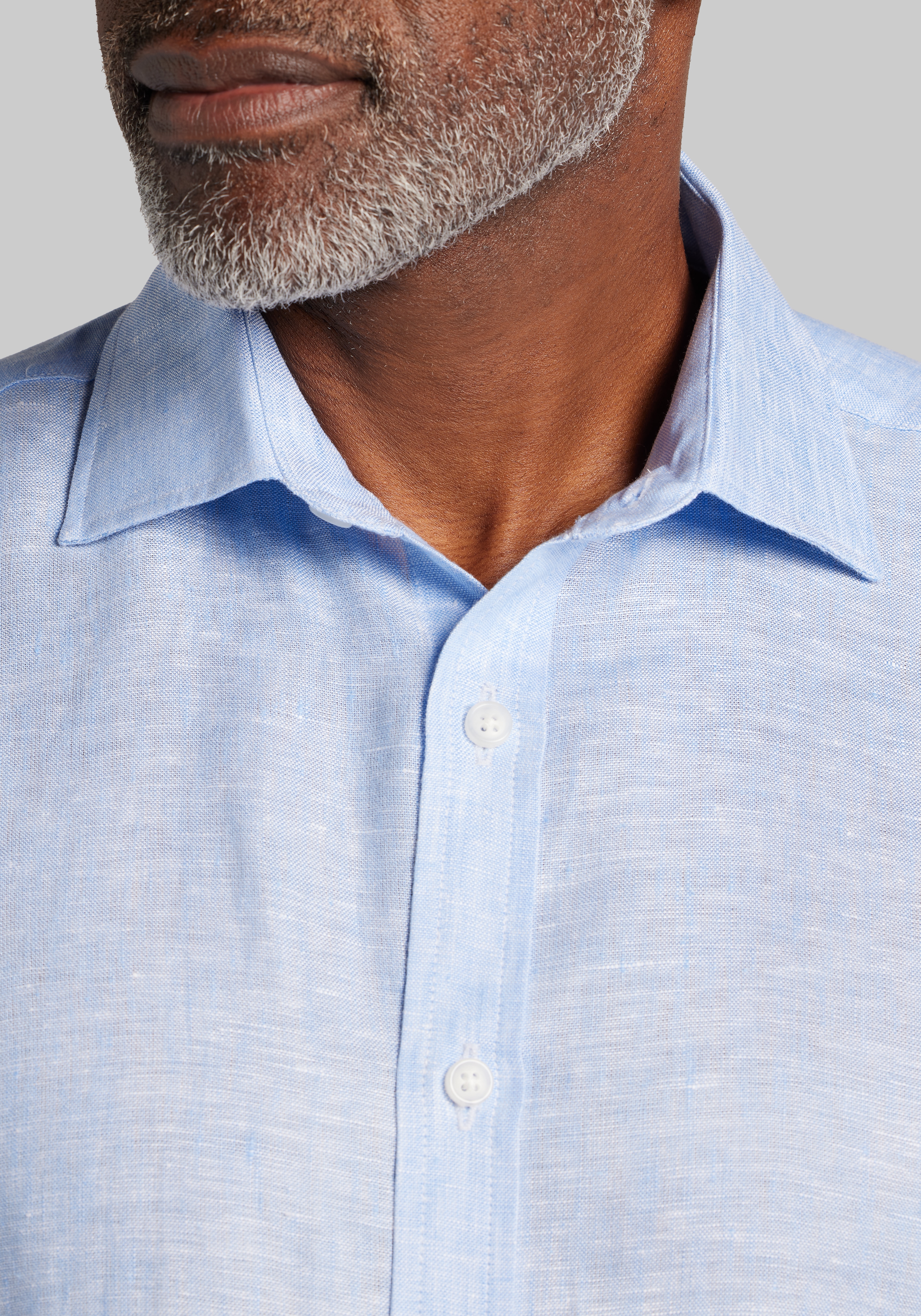 Reserve Collection Tailored Fit Linen Sportshirt