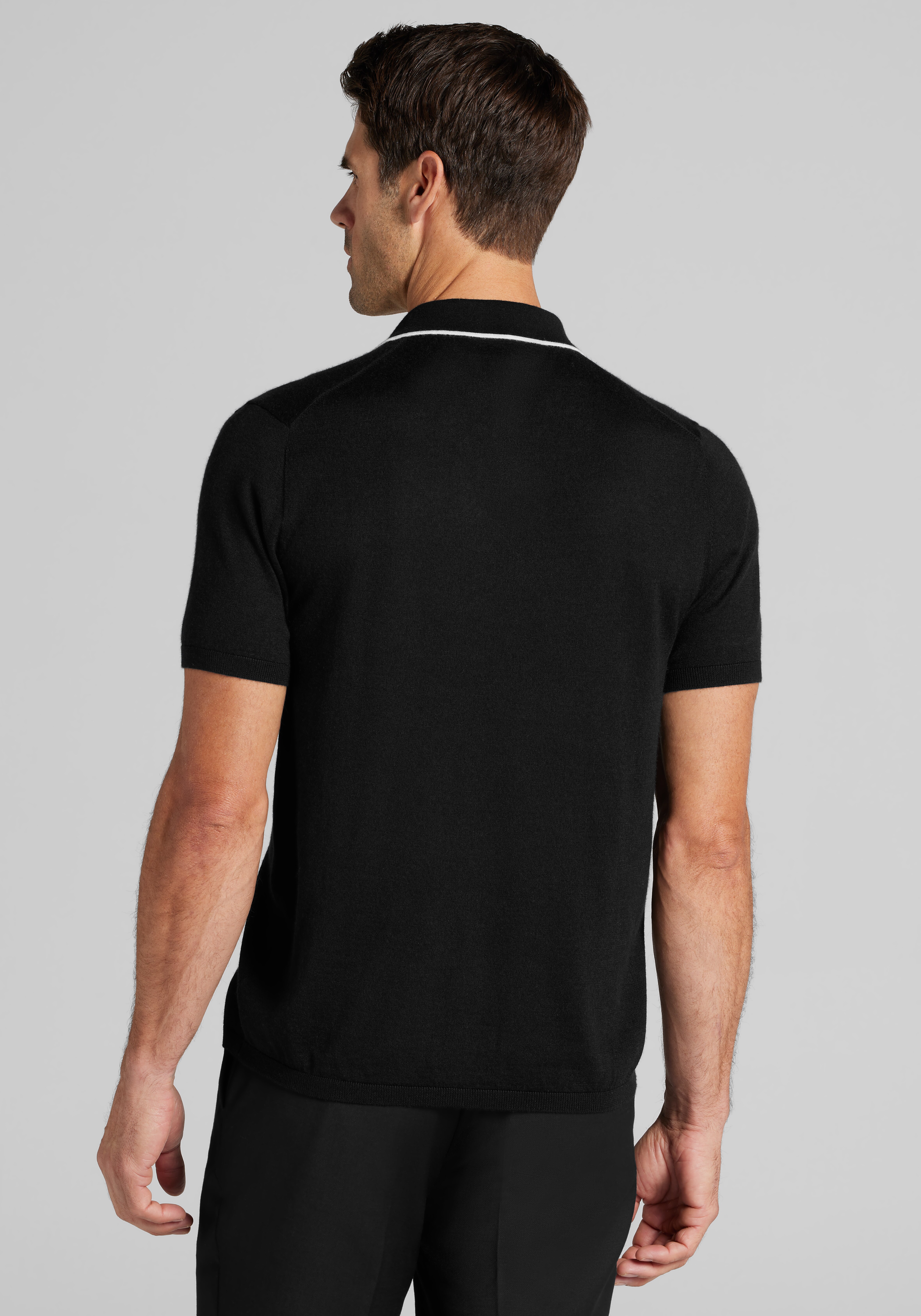 Reserve Collection Tailored Fit Silk-Cashmere Johnny Polo