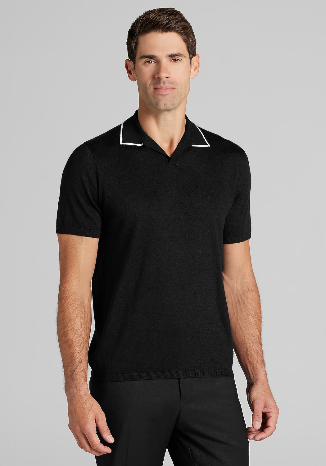 Reserve Collection Tailored Fit Silk-Cashmere Johnny Polo