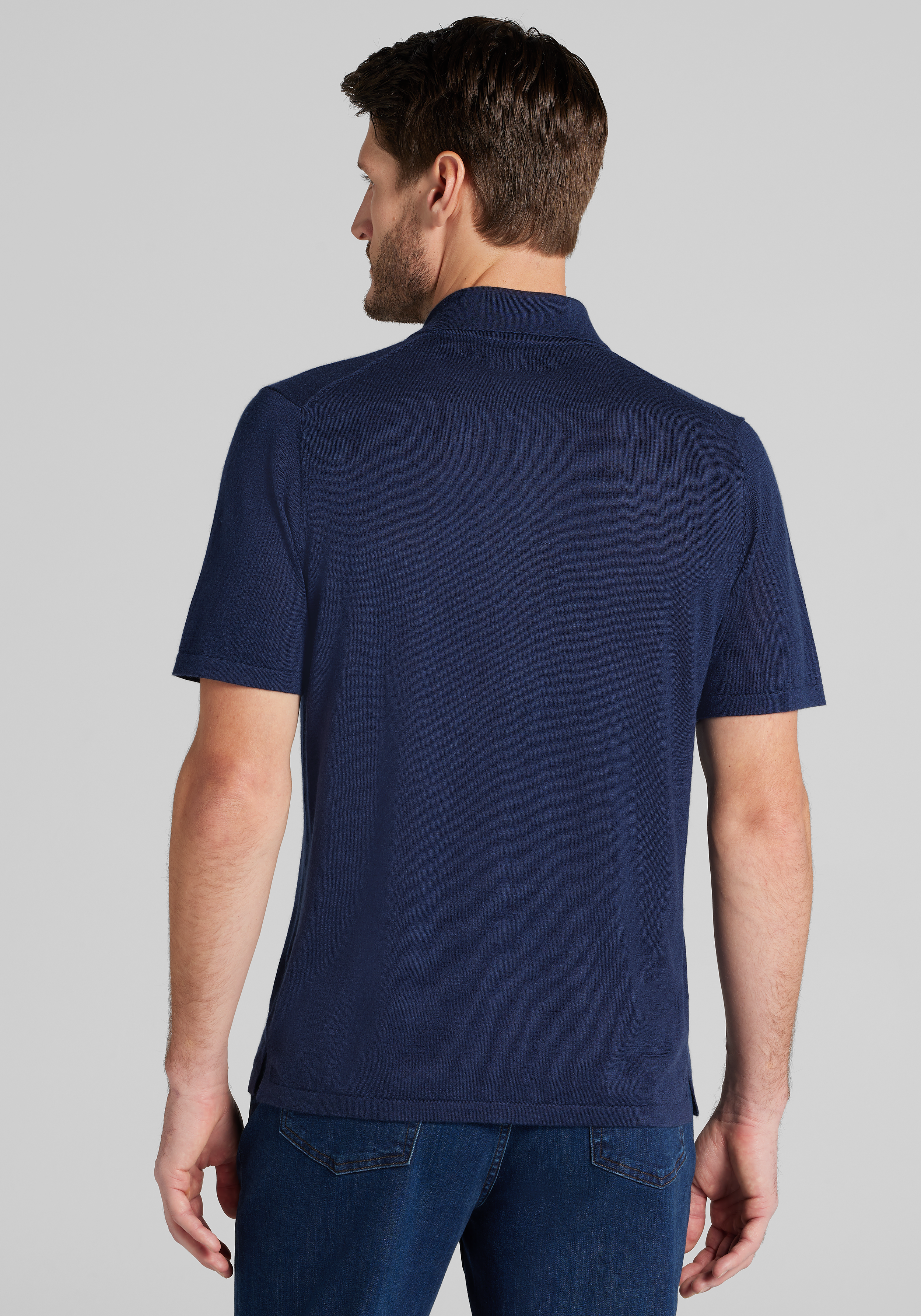 Reserve Collection Tailored Fit Cardigan Sweater Shirt