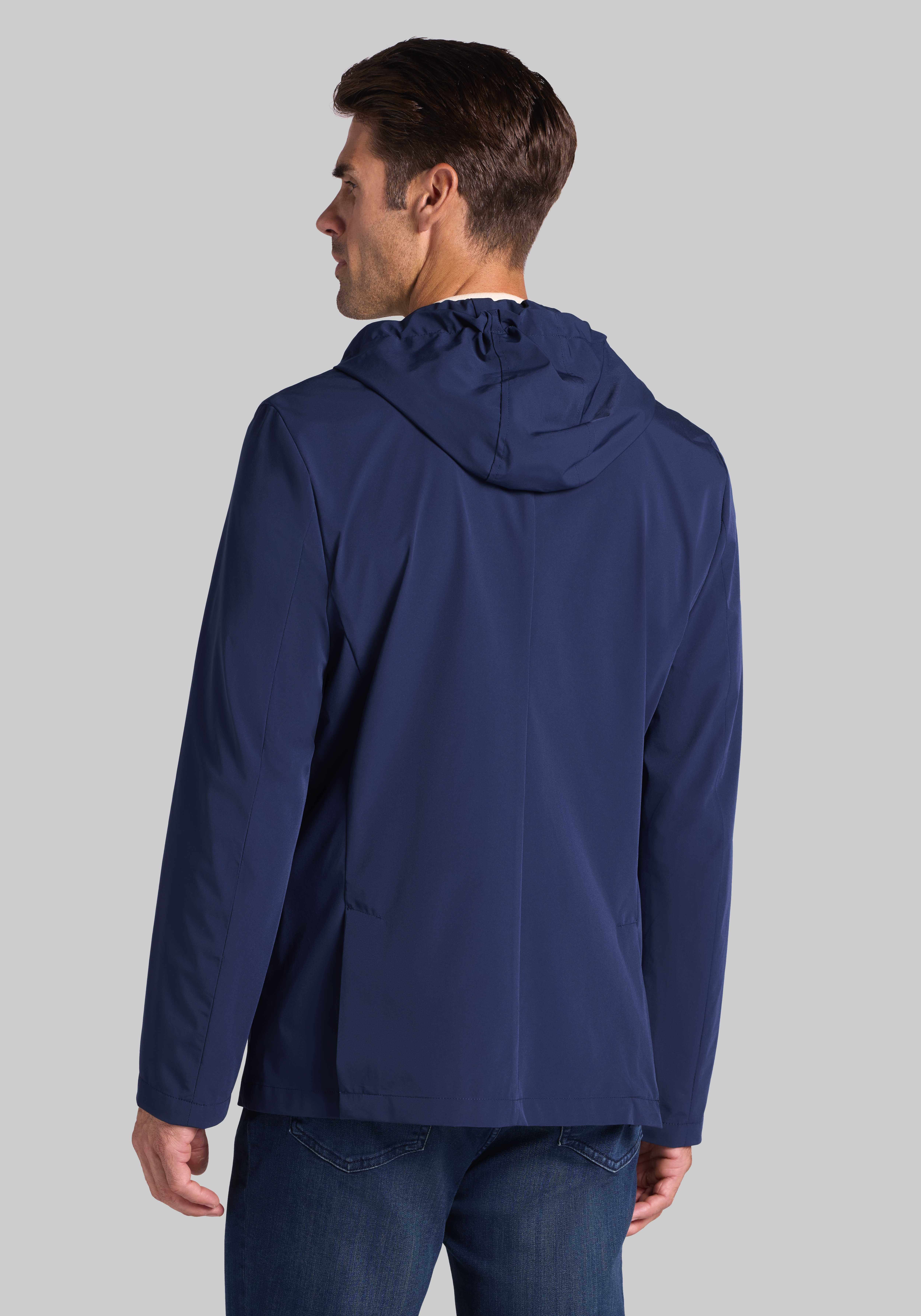 Traveler® Tailored Fit Tech Soft Jacket with Hooded Bib