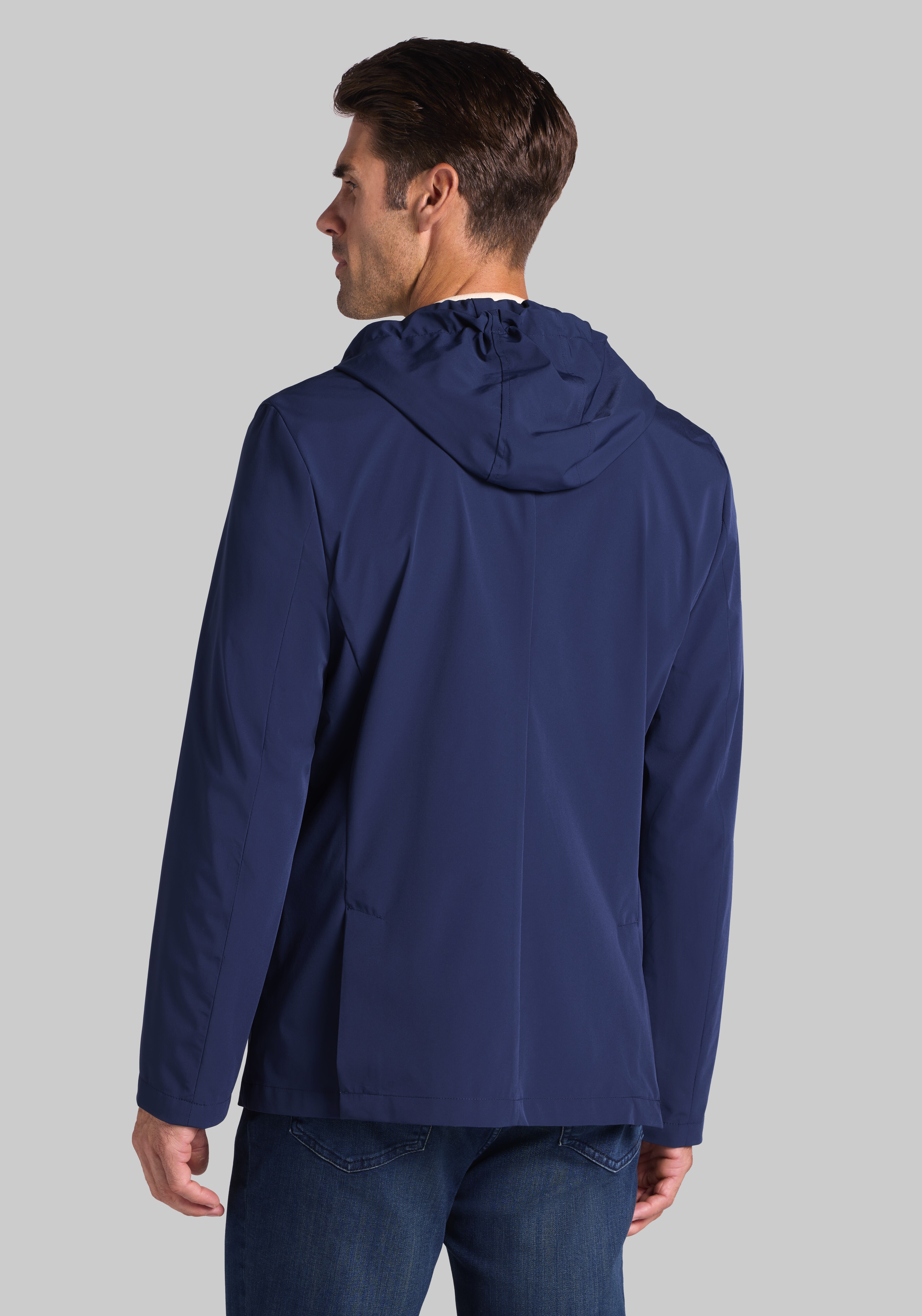 Traveler® Tailored Fit Tech Soft Jacket with Hooded Bib